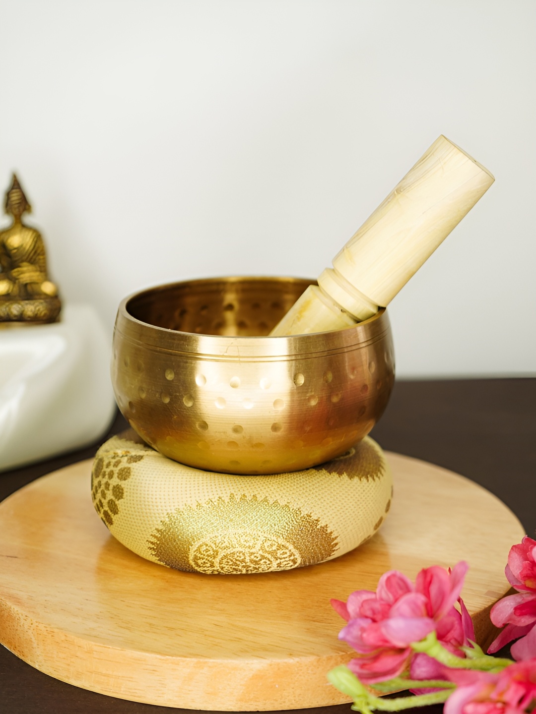 

Ekhasa Tibetan Meditation Singing Bowl, Gold
