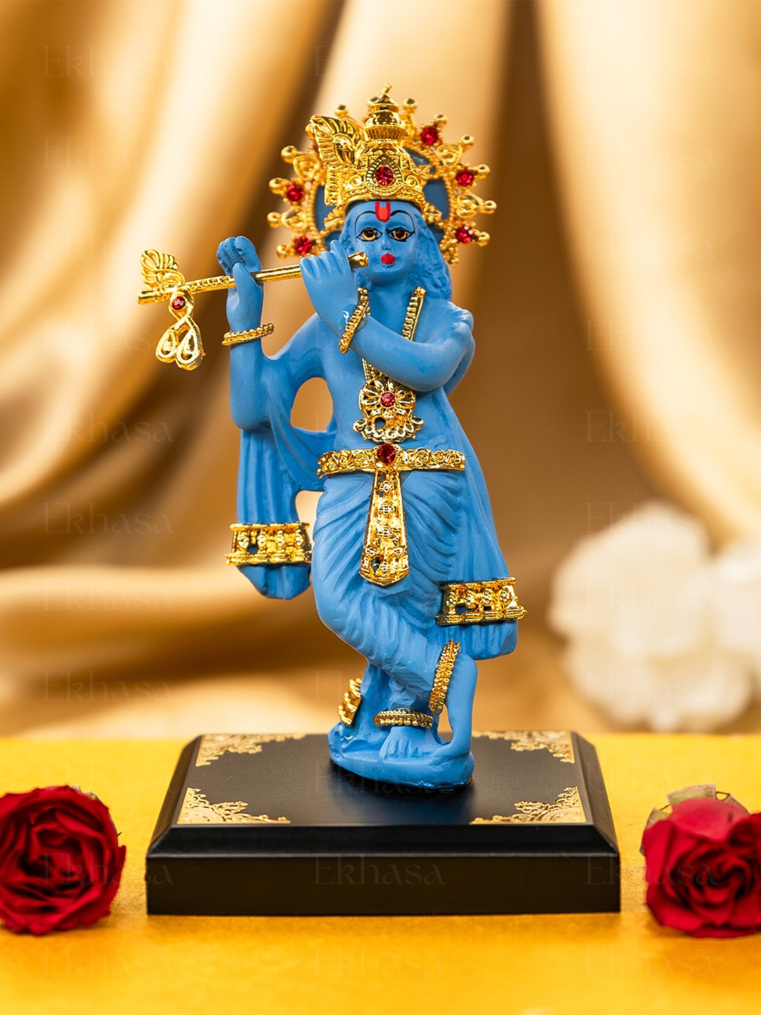 

Ekhasa Blue & Gold Toned Religious Idol Showpiece