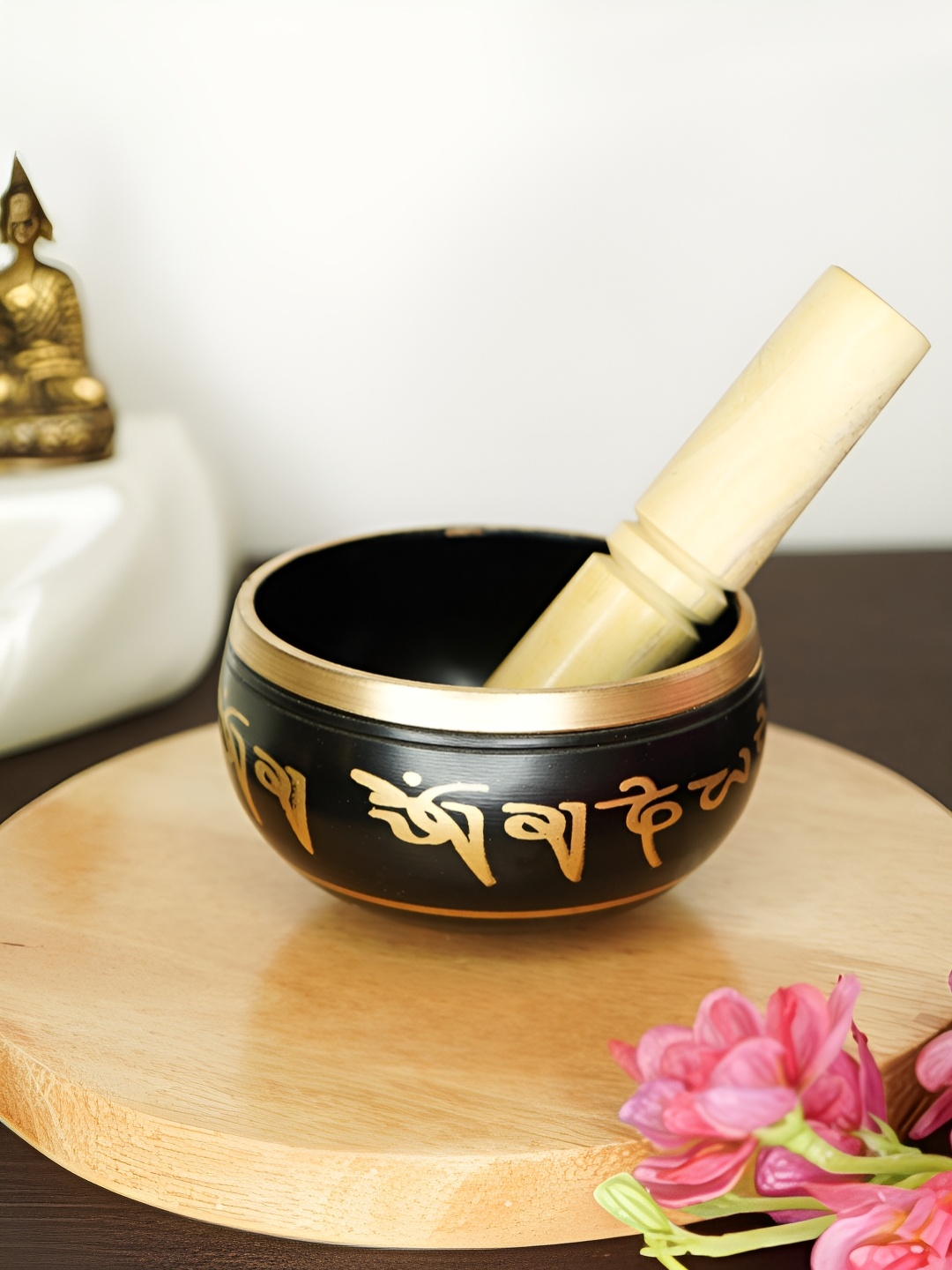 

Ekhasa Black Tibetan Meditation Singing Bowl