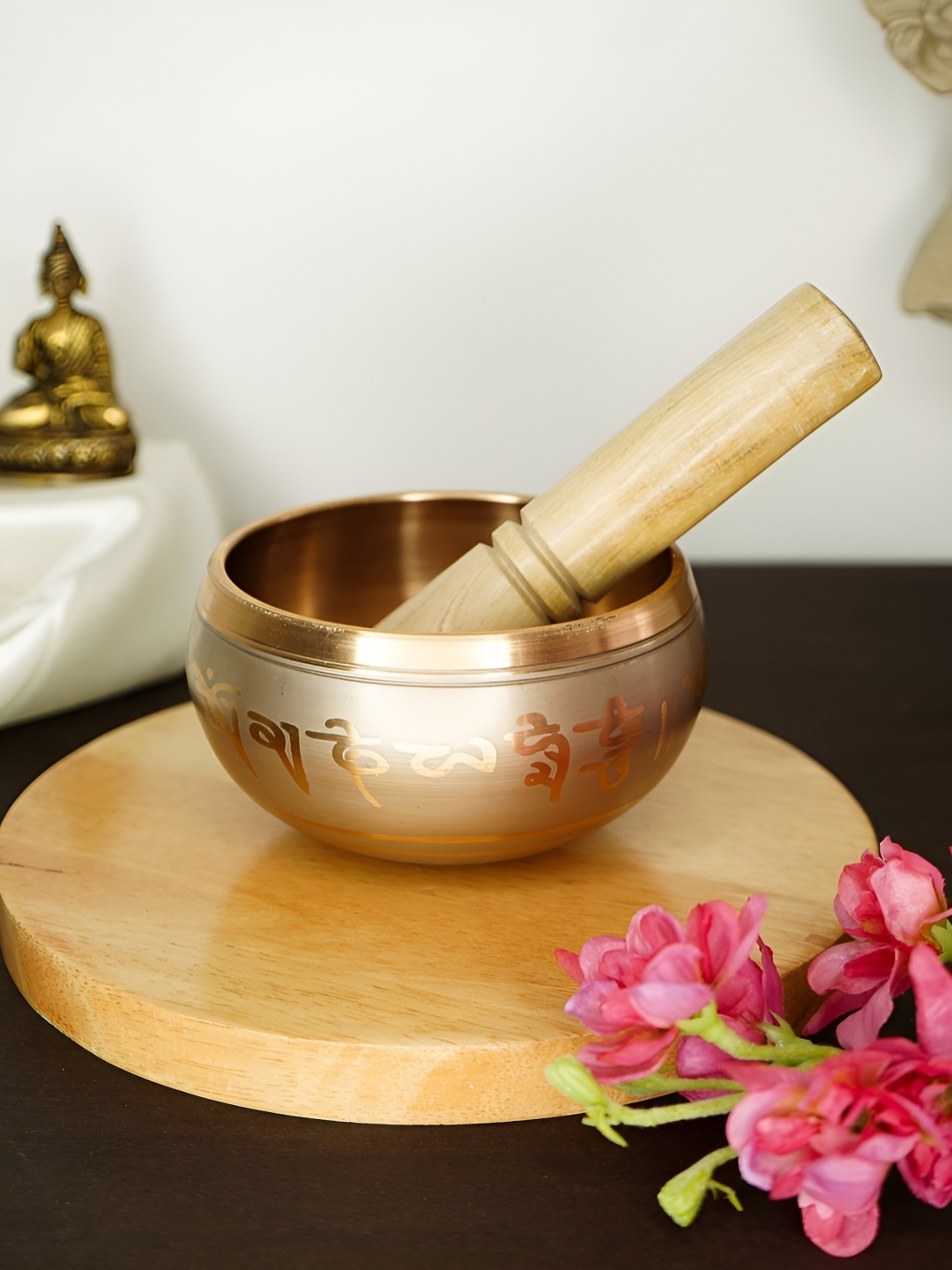 

Ekhasa Tibetan Meditation Singing Bowl, Gold