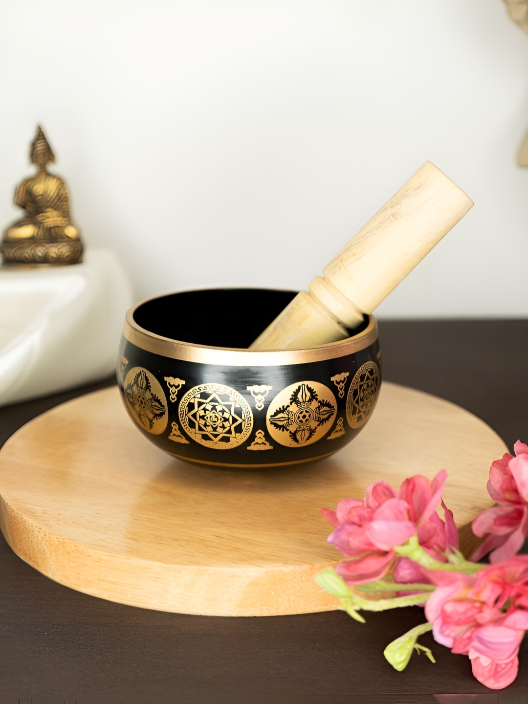 

Ekhasa Tibetan Meditation Singing Bowl, Gold