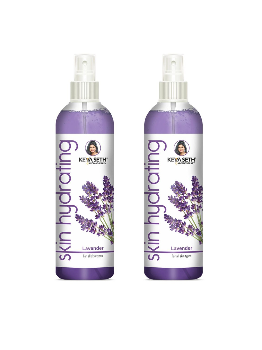 

KEYA SETH Set Of 2 Skin Hydrating Lavender Toner for Combination Skin - 200ml Each