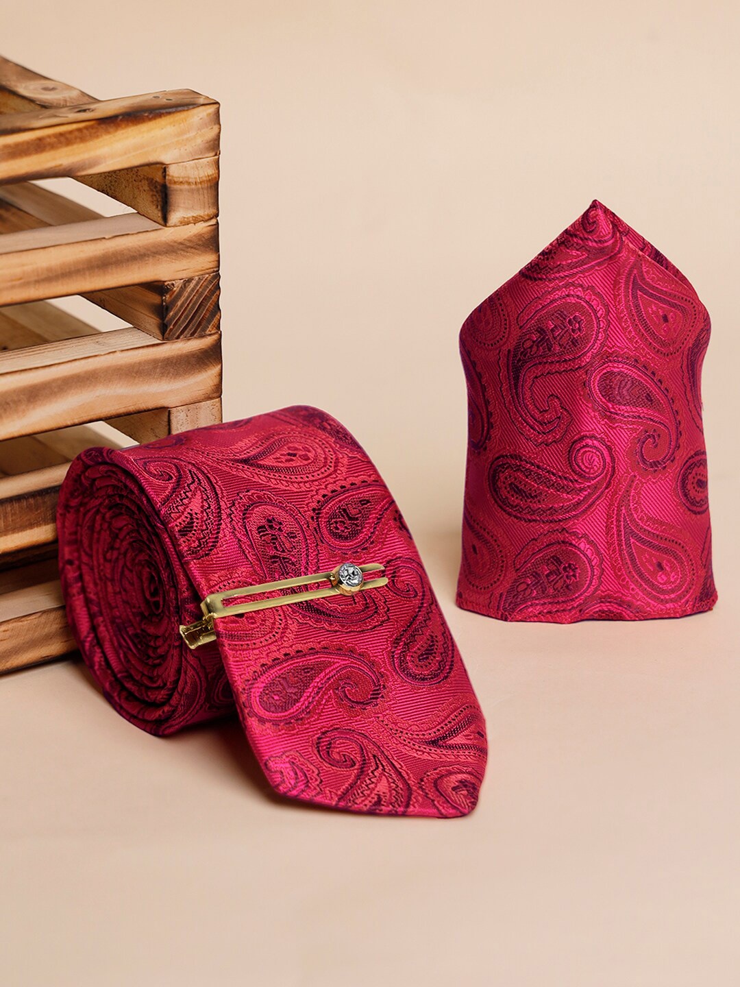 

LOUIS STITCH Men Accessory Gift Set of 2, Red