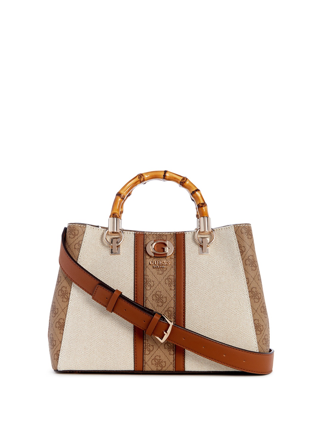 

GUESS Oversized Shopper Tote Bag, Brown