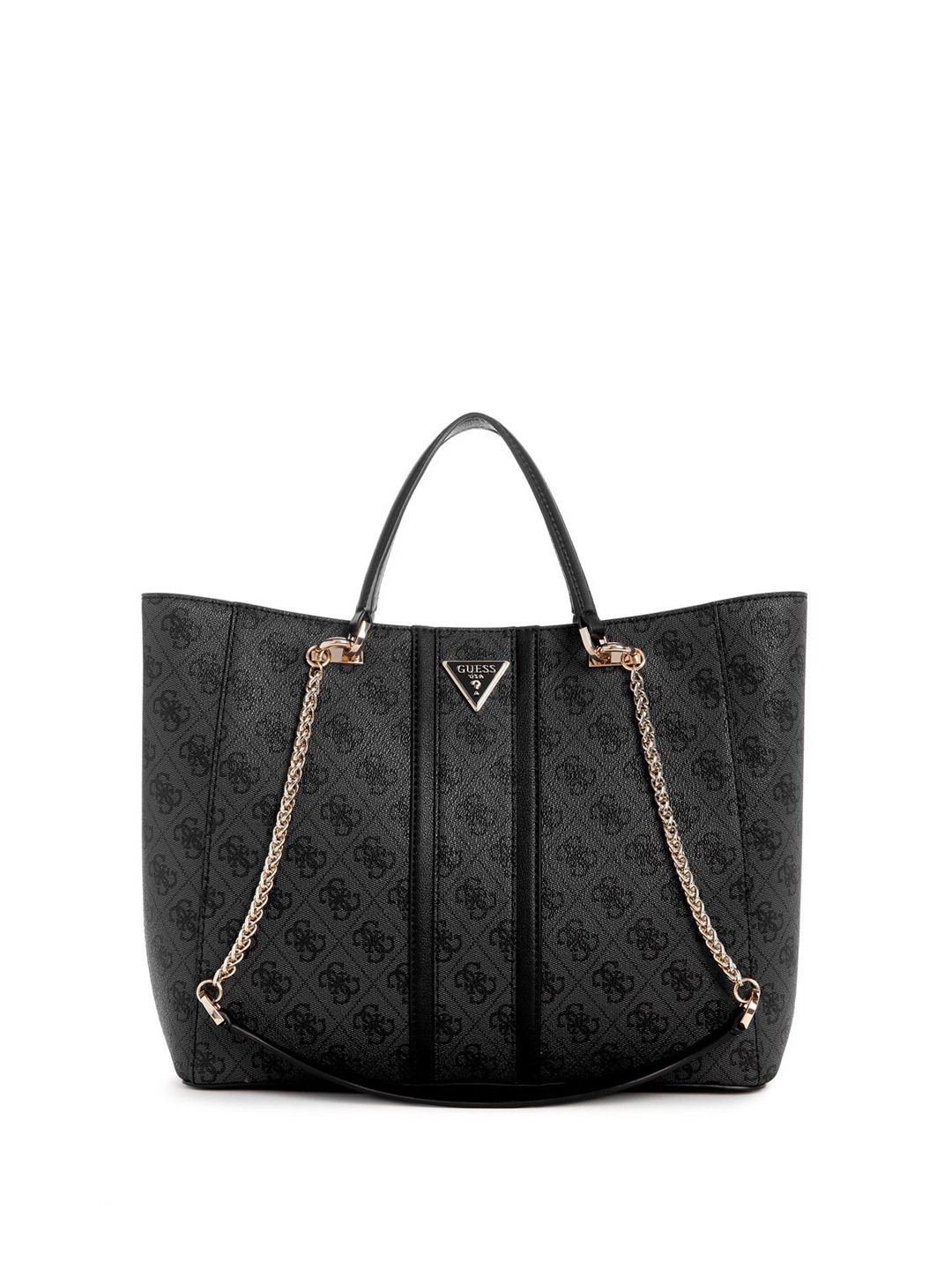 

GUESS PU Shopper Handheld Bag, Black