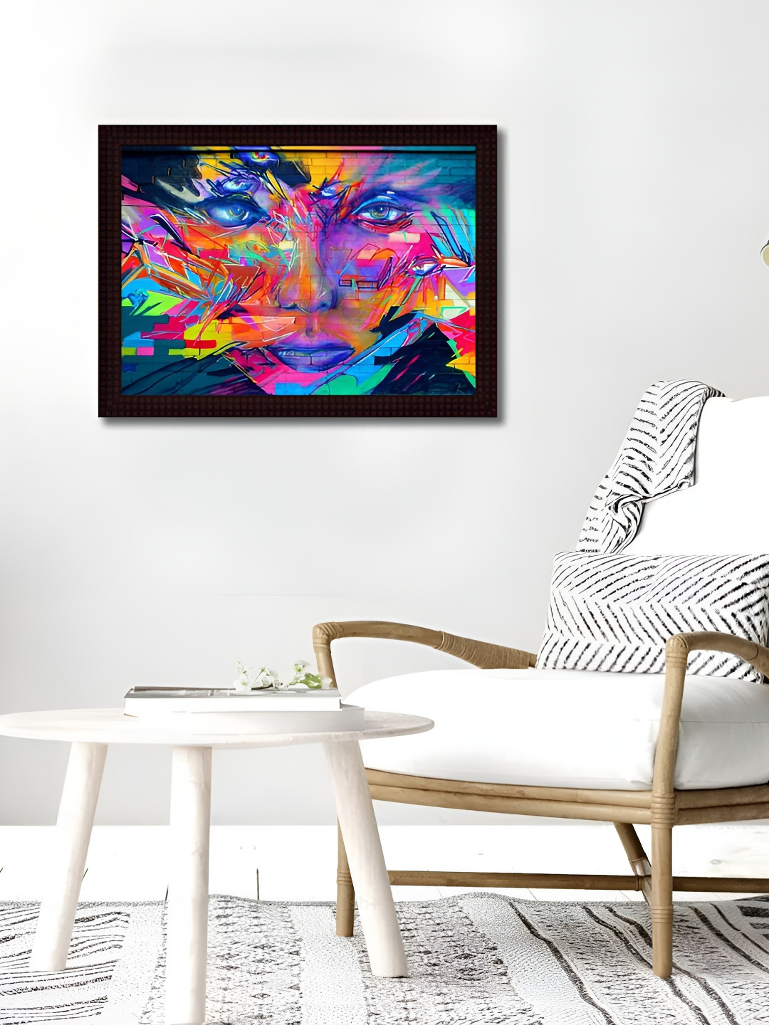 

Tamatina Blue & Red Medusa Reborn Wall Art