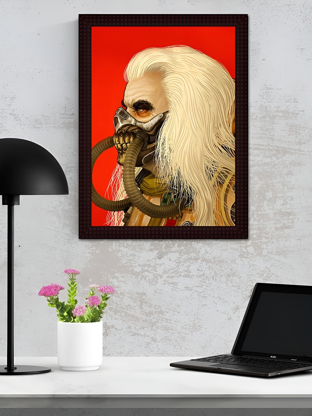 

Tamatina Red & White The Immortal Printed Wall Art