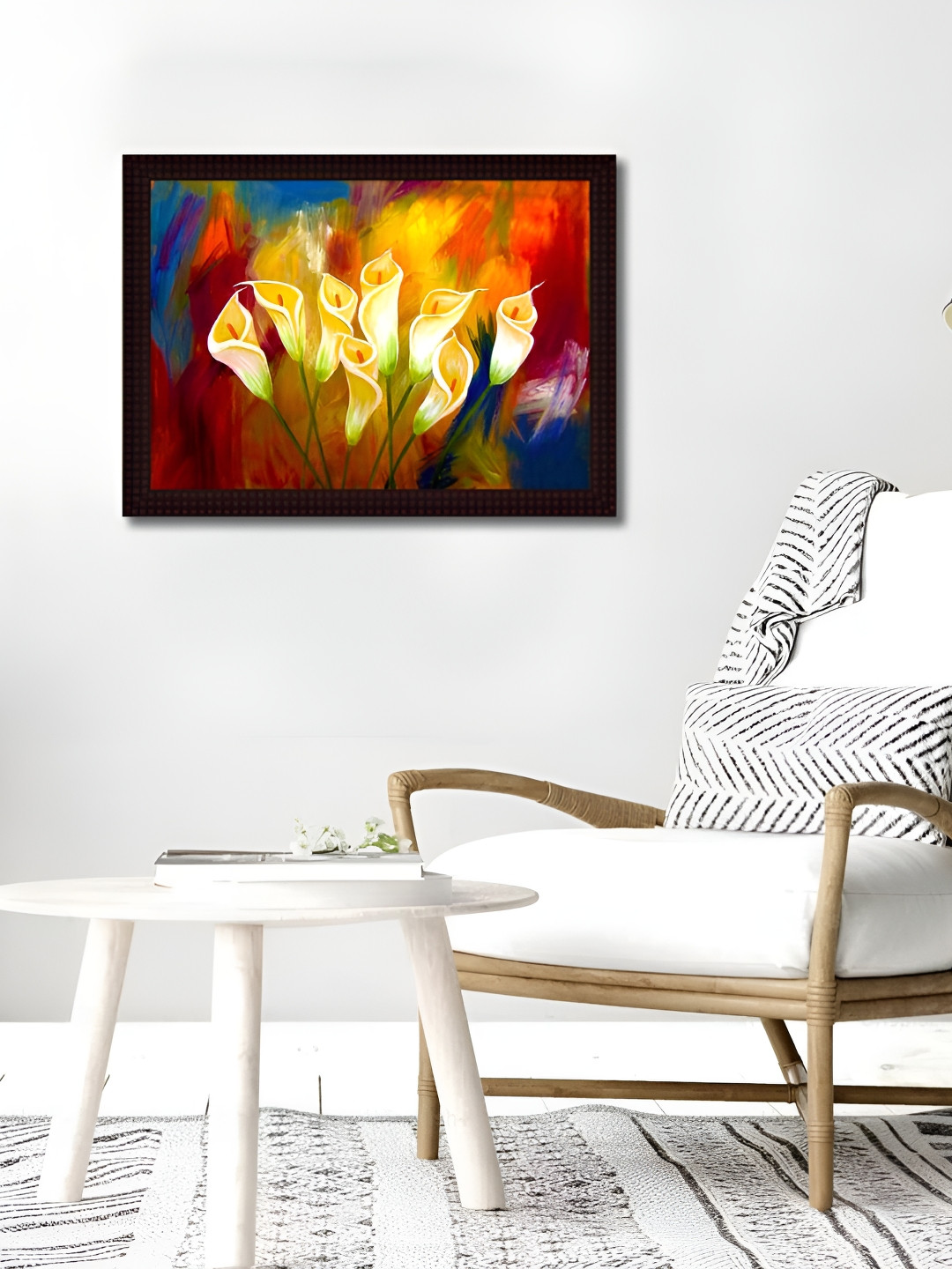 

Tamatina Yellow & Black Tulips Printed Wall Art