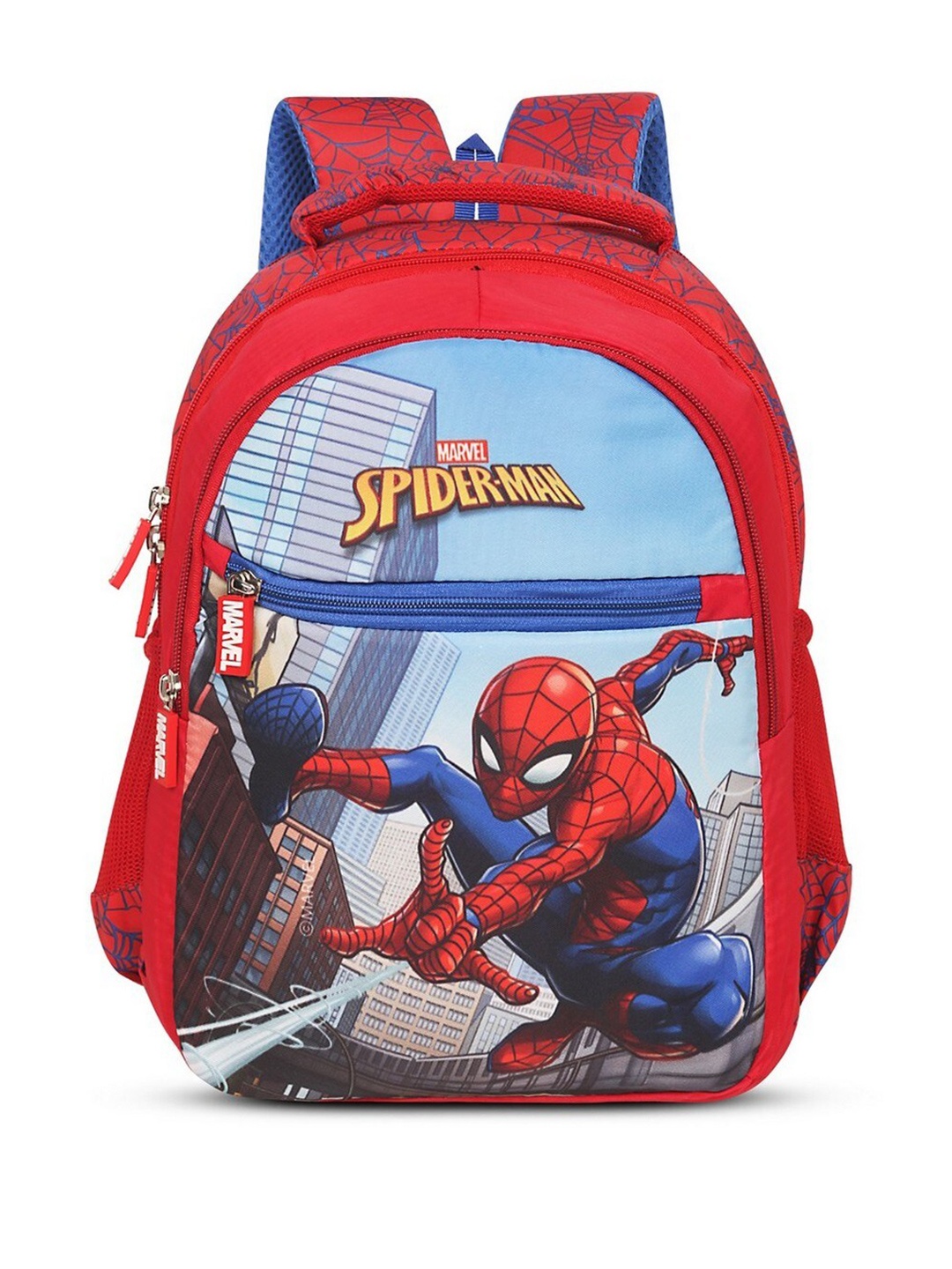 

Priority Boys Graphic Padded Mesh School Backpack, Red