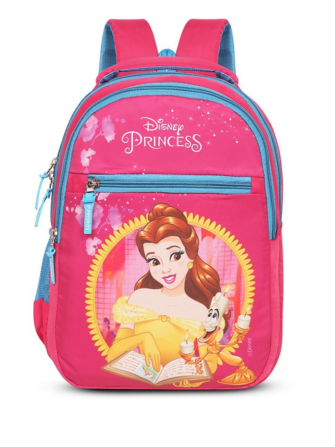

Priority Girls Graphic Polyester School Backpack, Pink