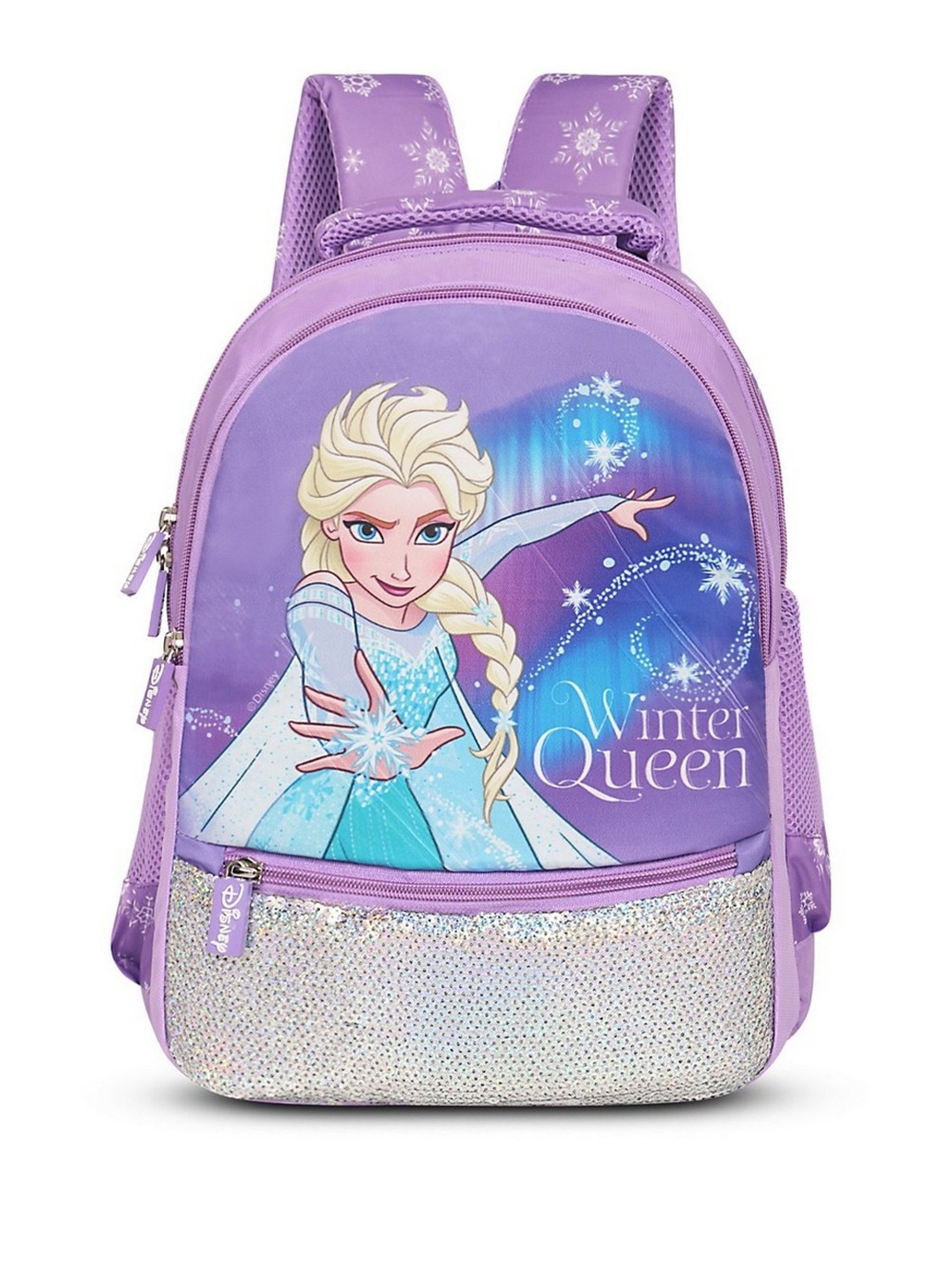 

Priority Girls Graphic Polyester Backpack, Purple