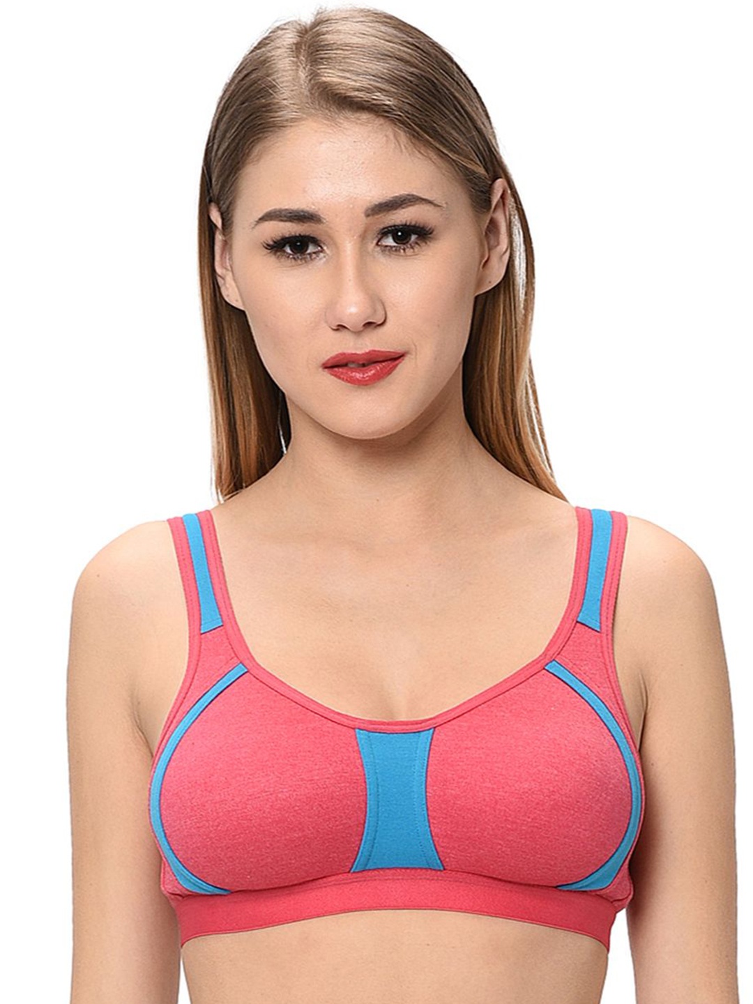 

elina Women Solid Full Coverage Non Padded Anti Microbial Bra, Pink