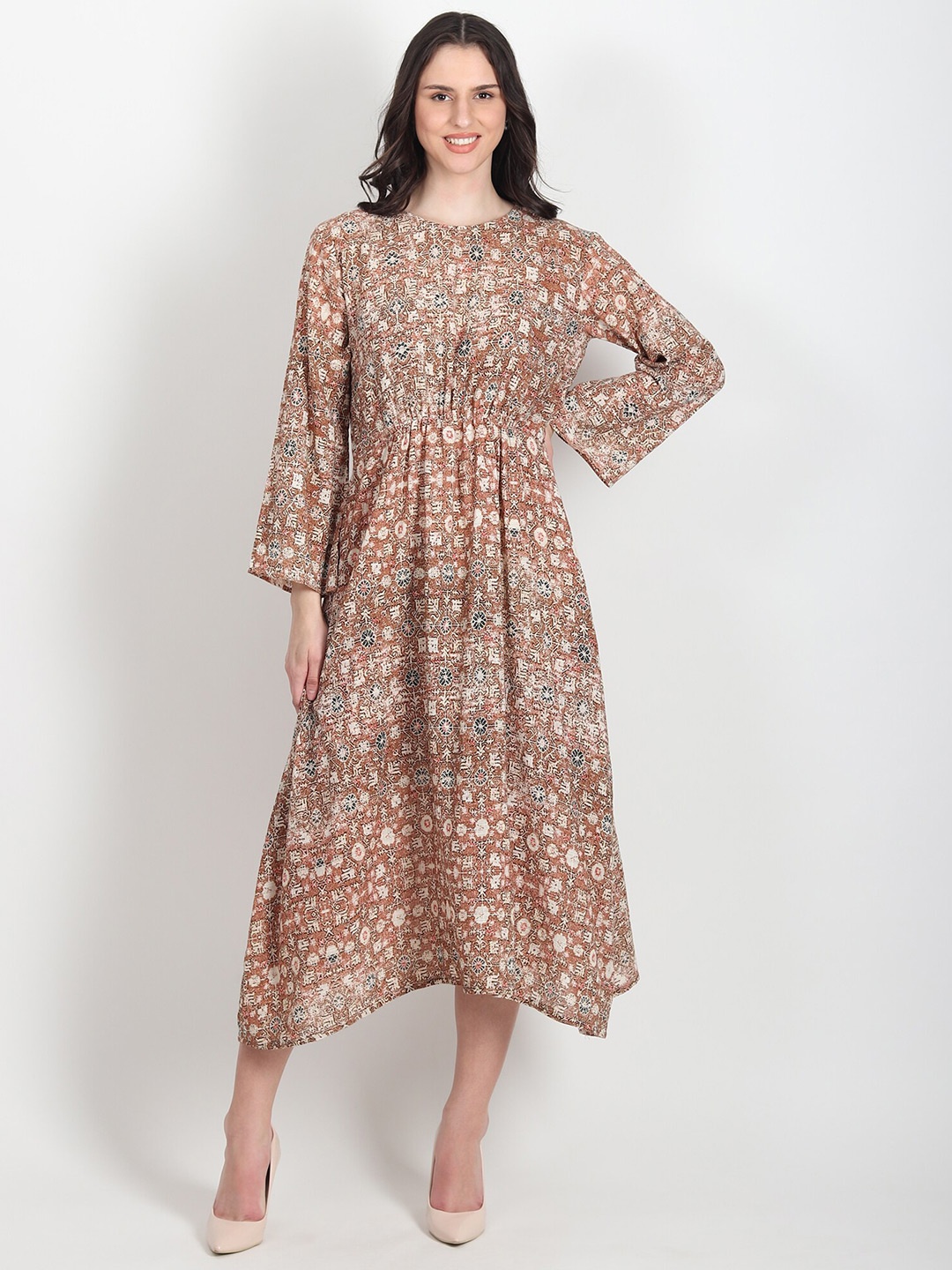 

Art Avenue Floral Print Fit & Flare Midi Dress, Multi