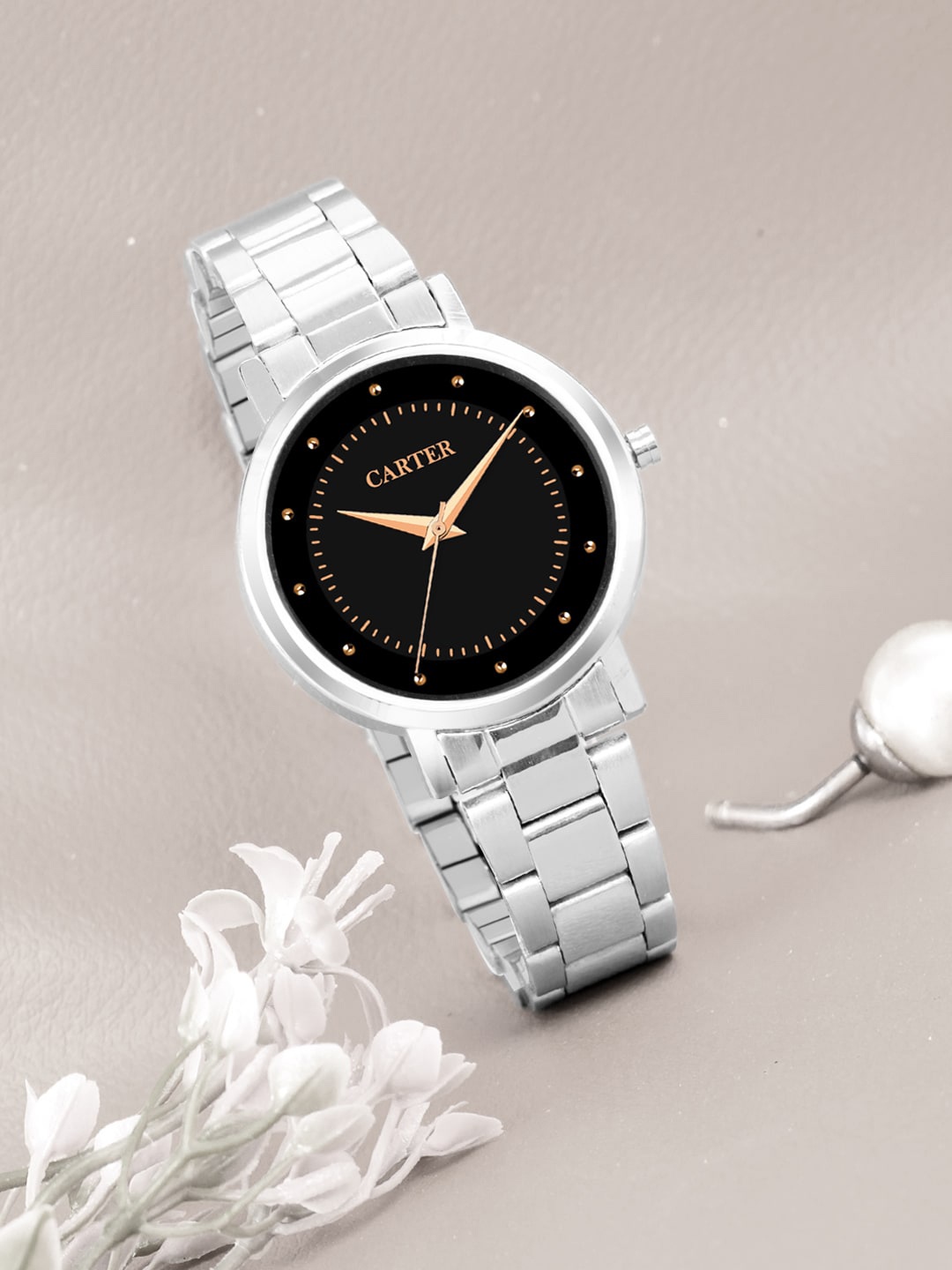 

Sandy D Carter Women Dial & Bracelet Style Straps Analogue Watch Sandy D Carter-148-BK, Black