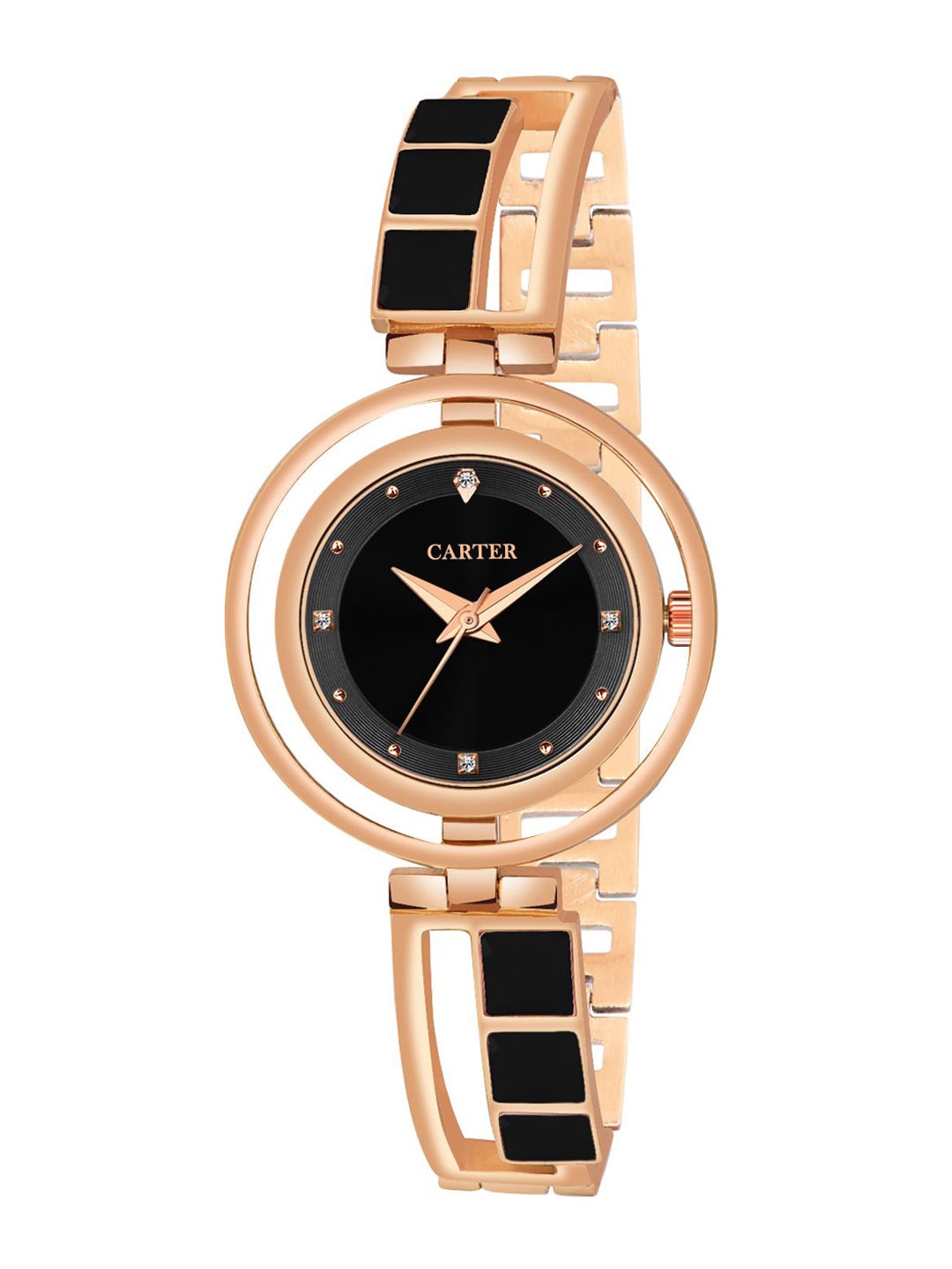 

Sandy D Carter Women Dial & Bracelet Style Straps Analogue Watch Sandy D Carter-201-BK, Black