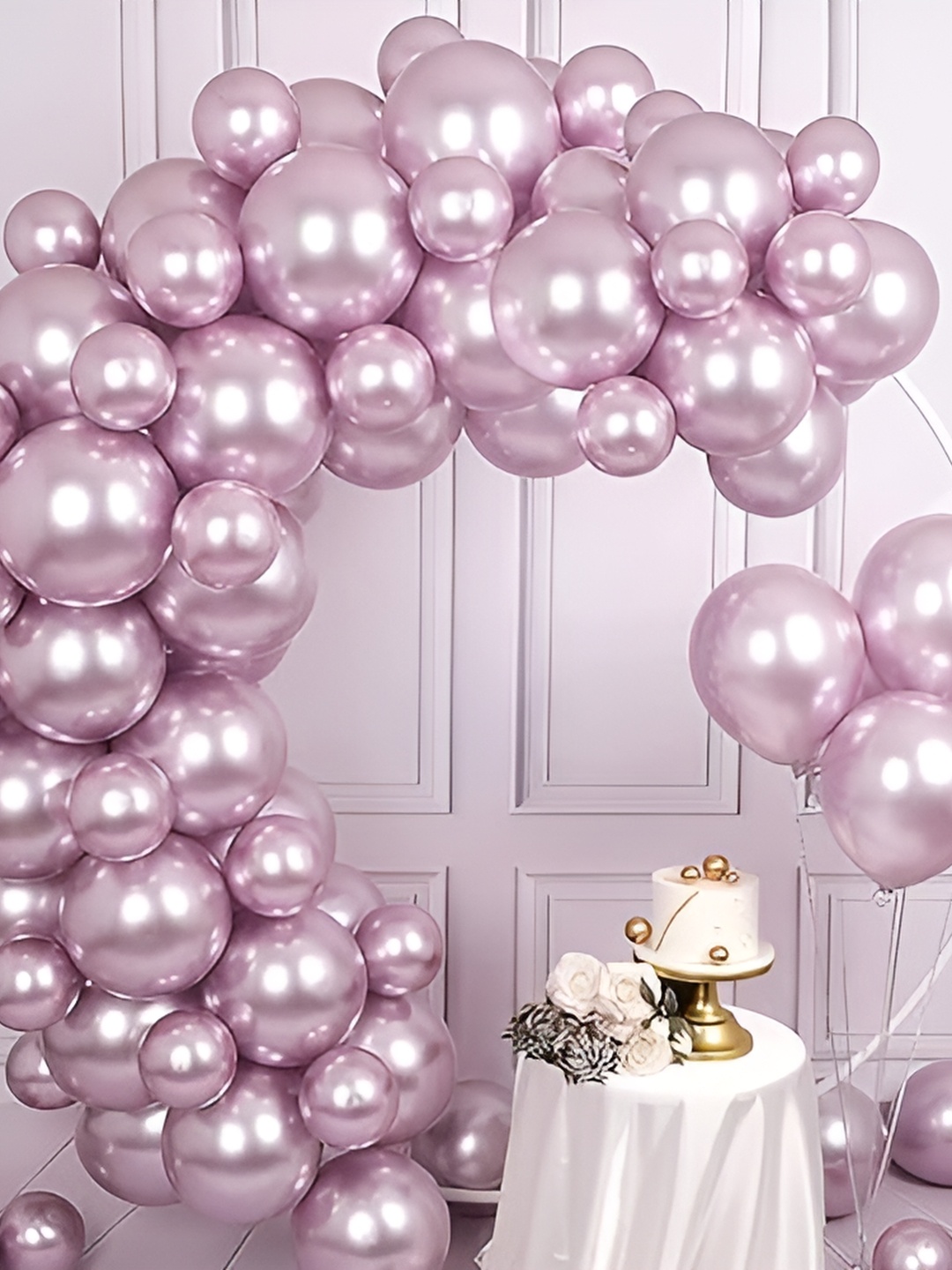 

SPECIAL YOU 30 Pcs Lavender Chrome Balloons Kit Festive Decor