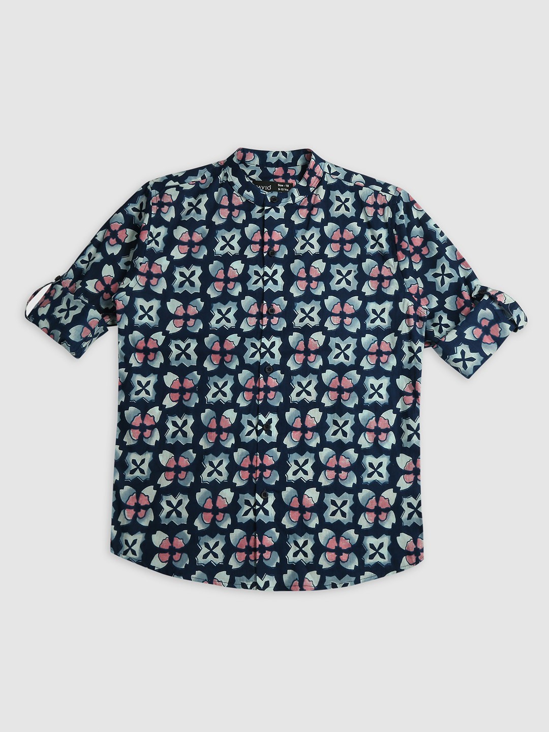 

CAVIO Boys Comfort Floral Opaque Printed Casual Shirt, Pink