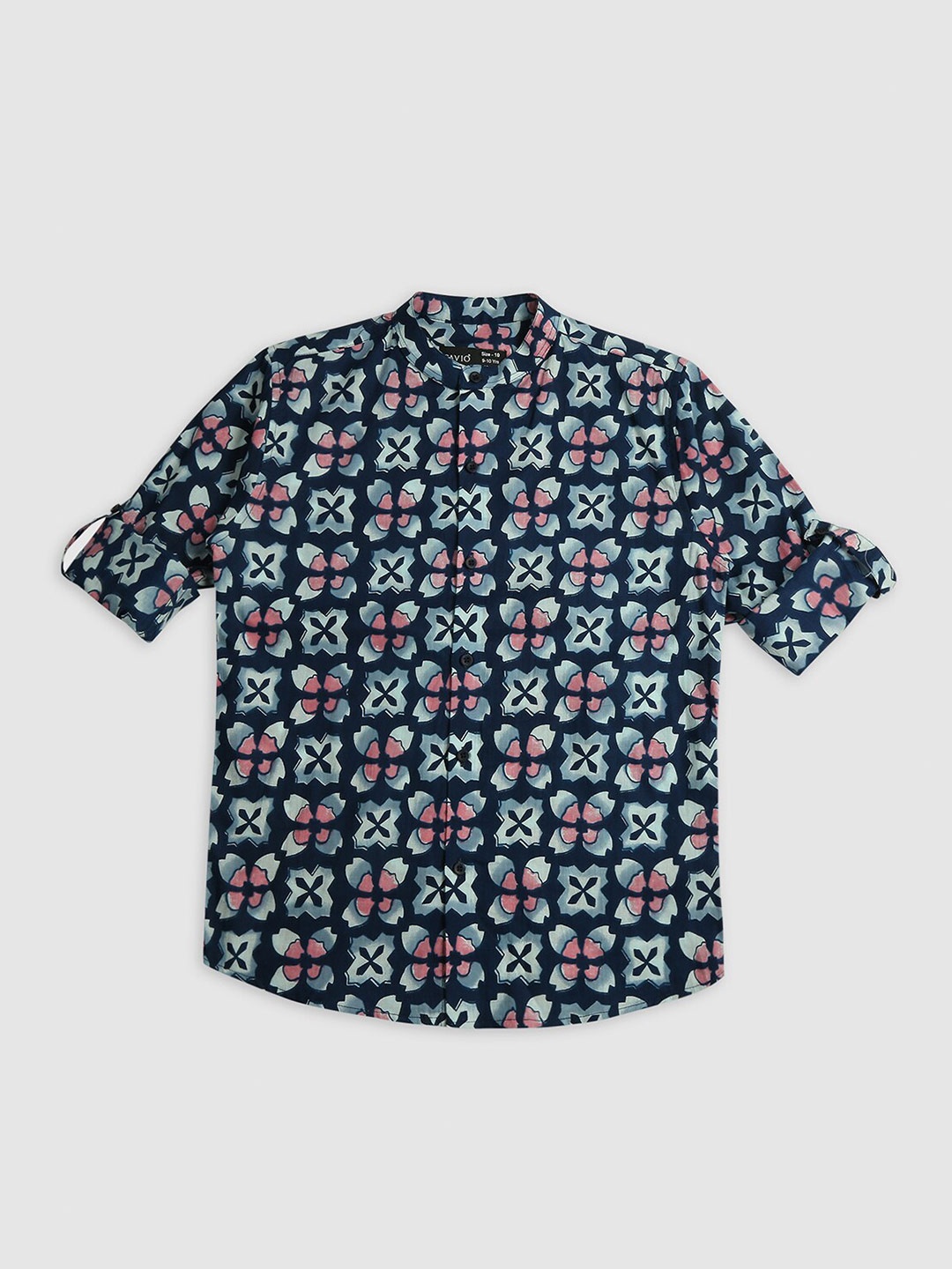 

CAVIO Boys Comfort Floral Opaque Printed Cotton Casual Shirt, Pink