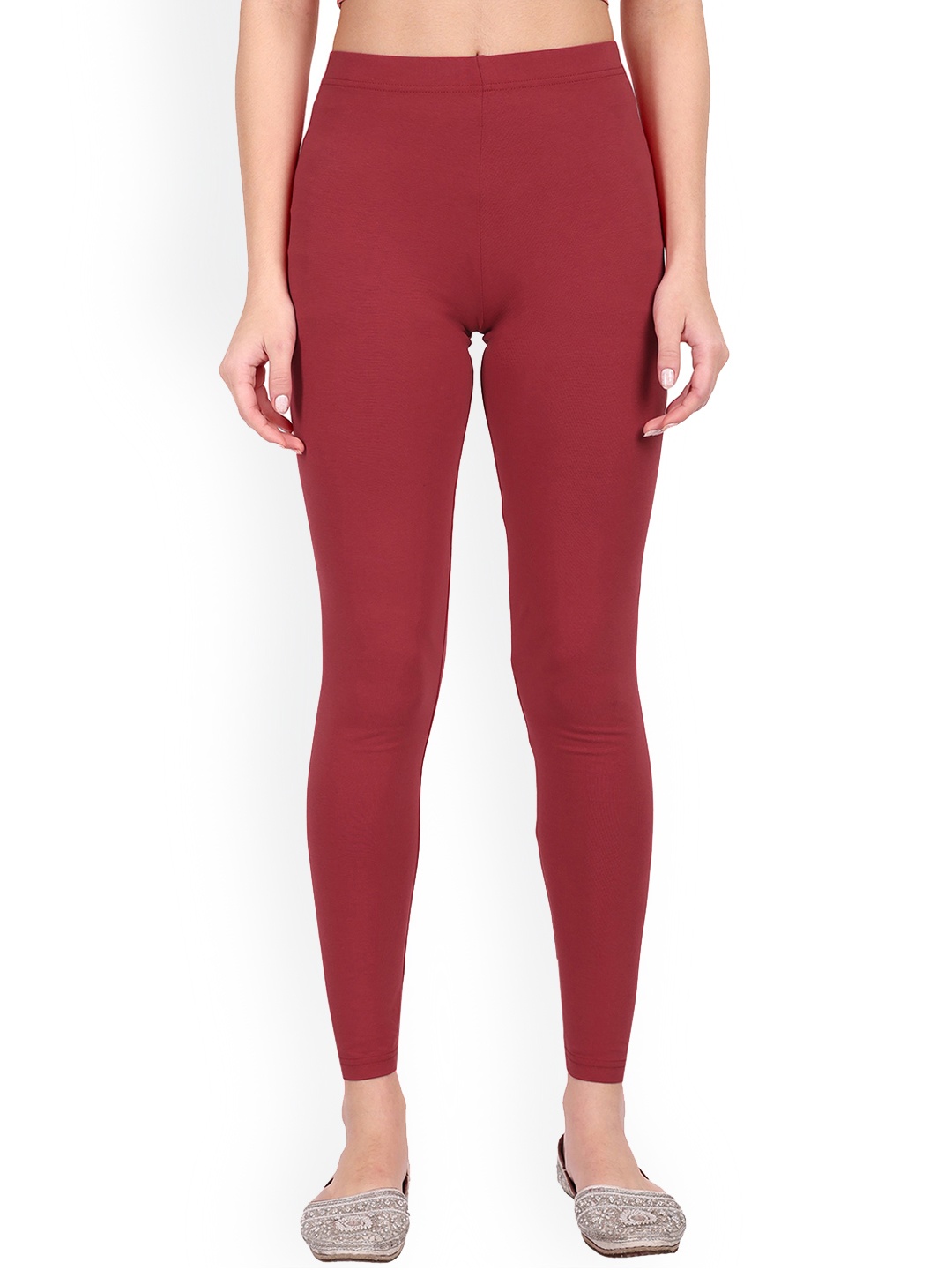 

ONE SKY Ankle Length Leggings, Maroon