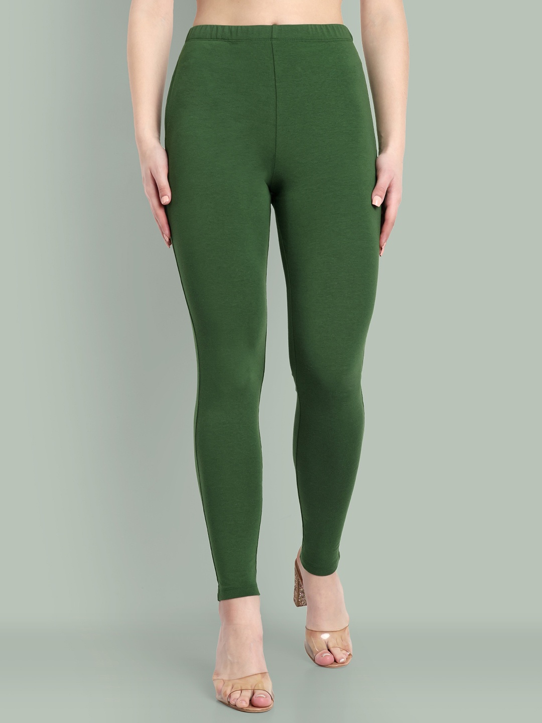 

ONE SKY Ankle Length Leggings, Green
