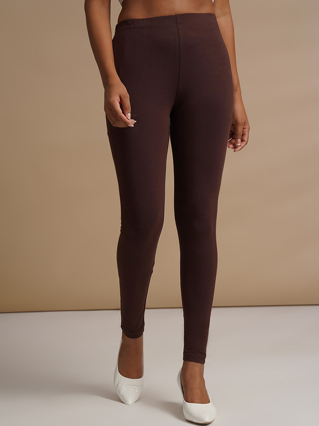 

ONE SKY Ankle Length Leggings, Brown