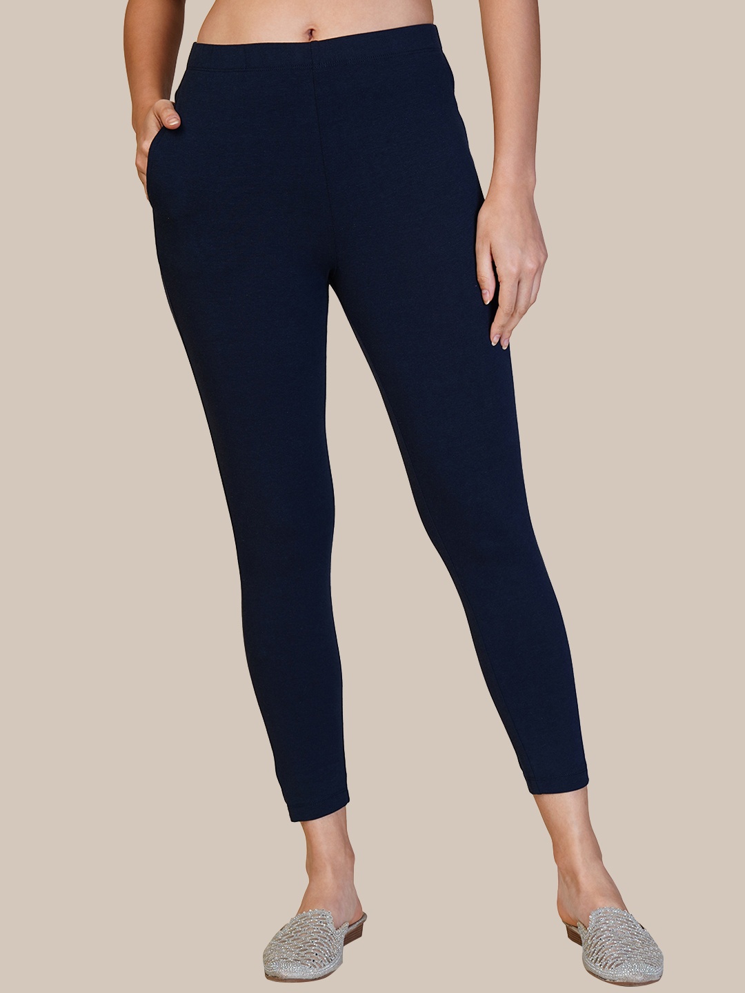 

ONE SKY Ankle Length Leggings, Navy blue