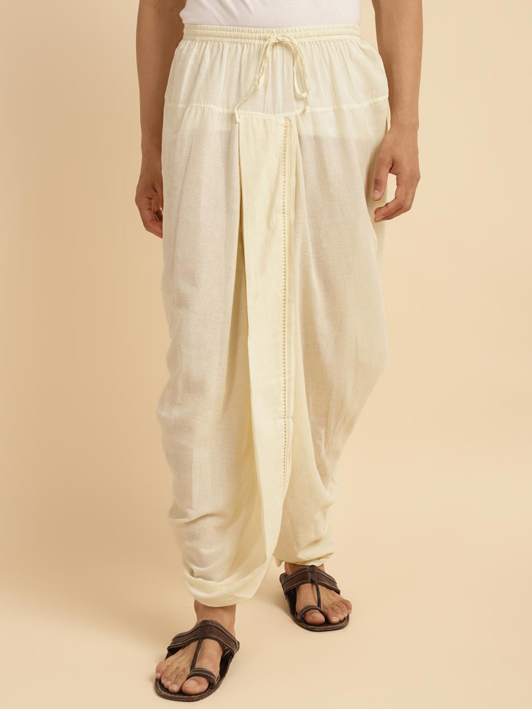 

Fabindia Men Dhotis, White