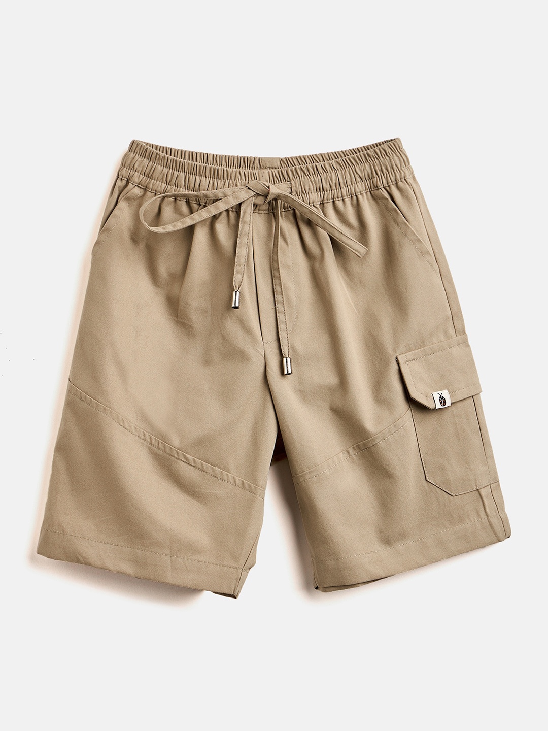 

Stylo Bug Boys Mid-Rise Pure Cotton Shorts, Khaki