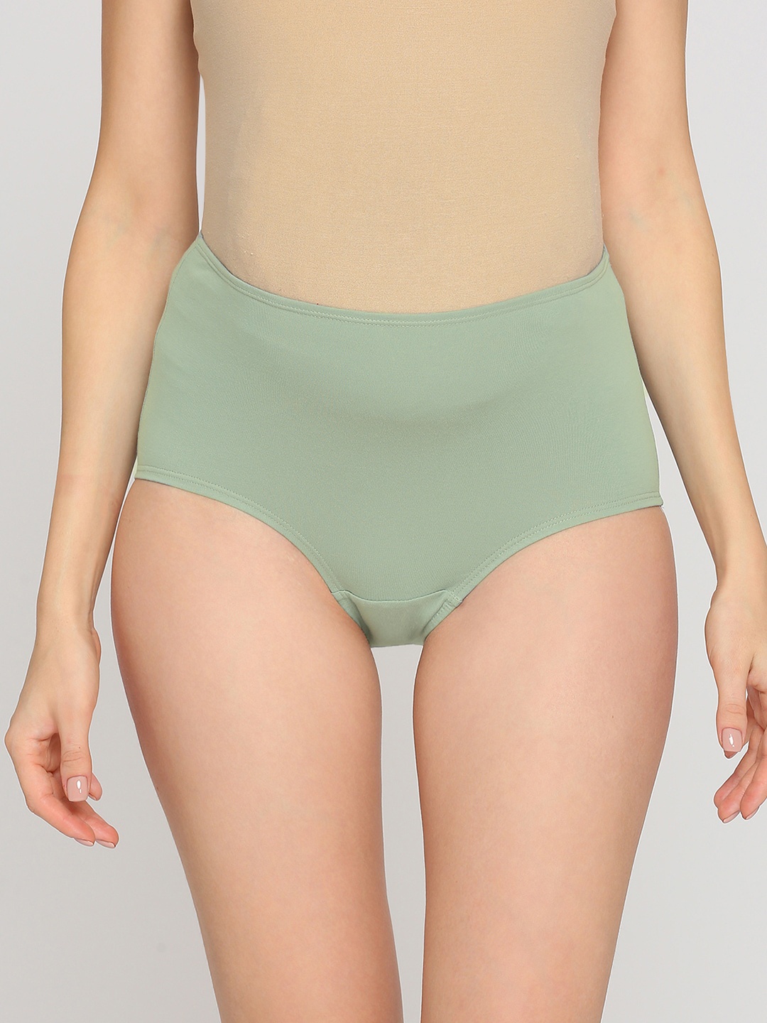 

Evamomies Women Solid Anti Bacterial Maternity Brief, Green