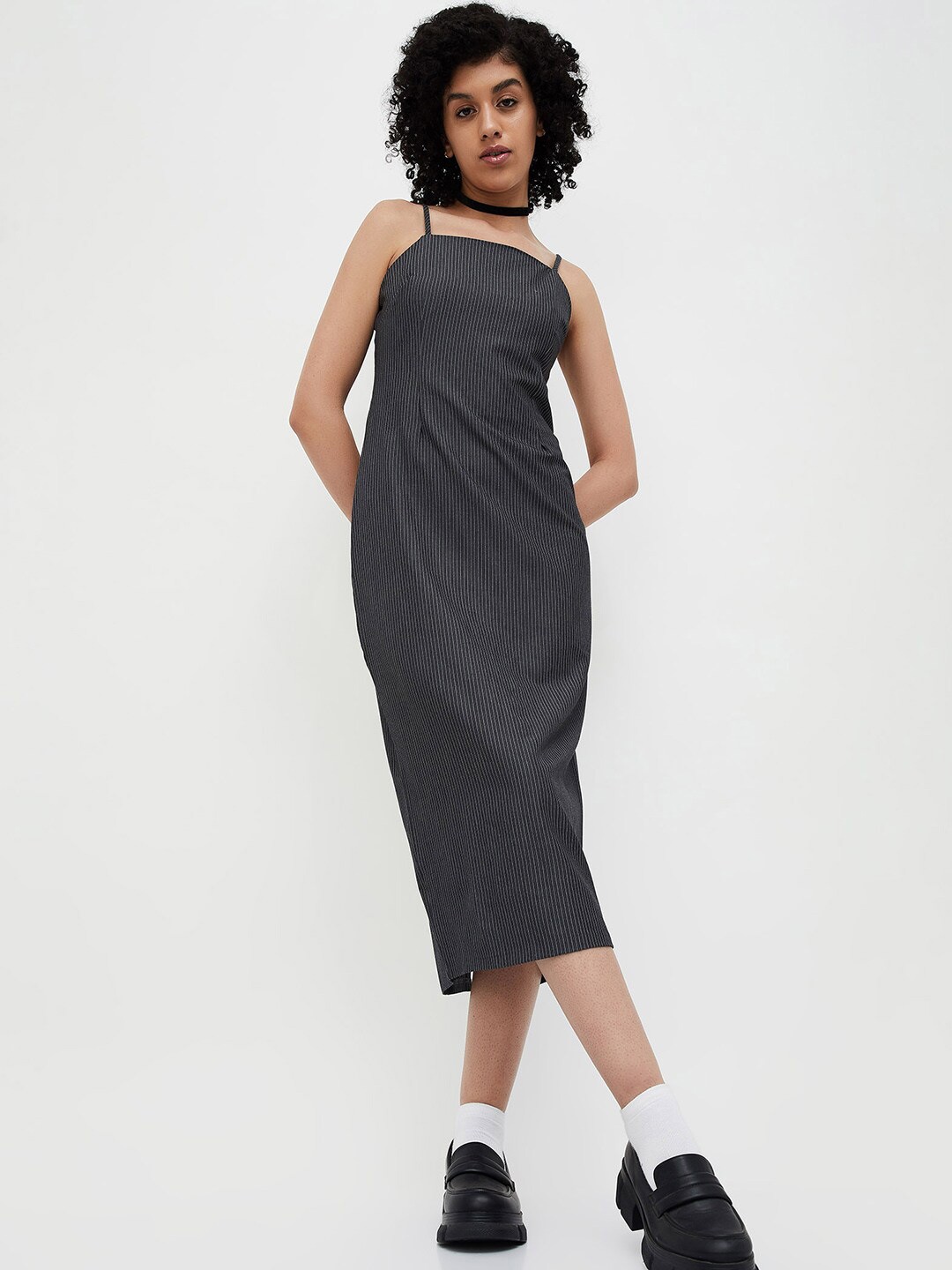 

Ginger by Lifestyle Sheath Midi Dress, Grey
