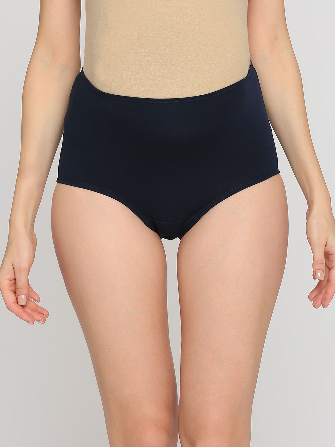 

Evamomies Women Solid Anti Bacterial Maternity Brief, Navy blue