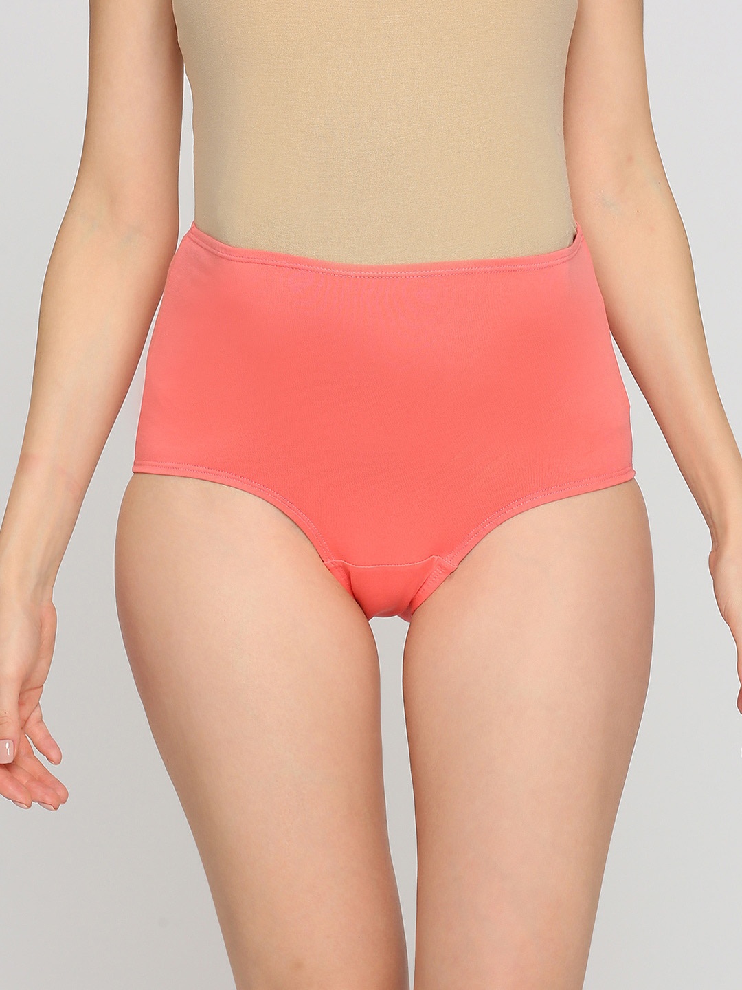 

Evamomies Women Solid Anti Bacterial Maternity Brief, Peach