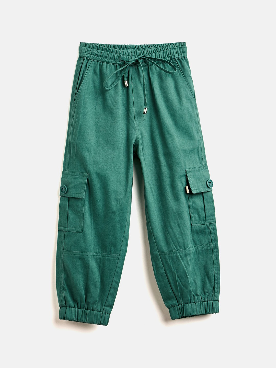 

Stylo Bug Boys Solid Cargo Pants, Green