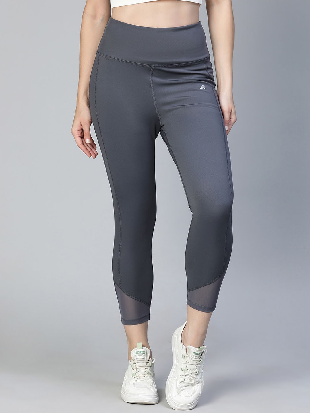 

ATHLISIS Women Ankle-Length Training Tights, Grey