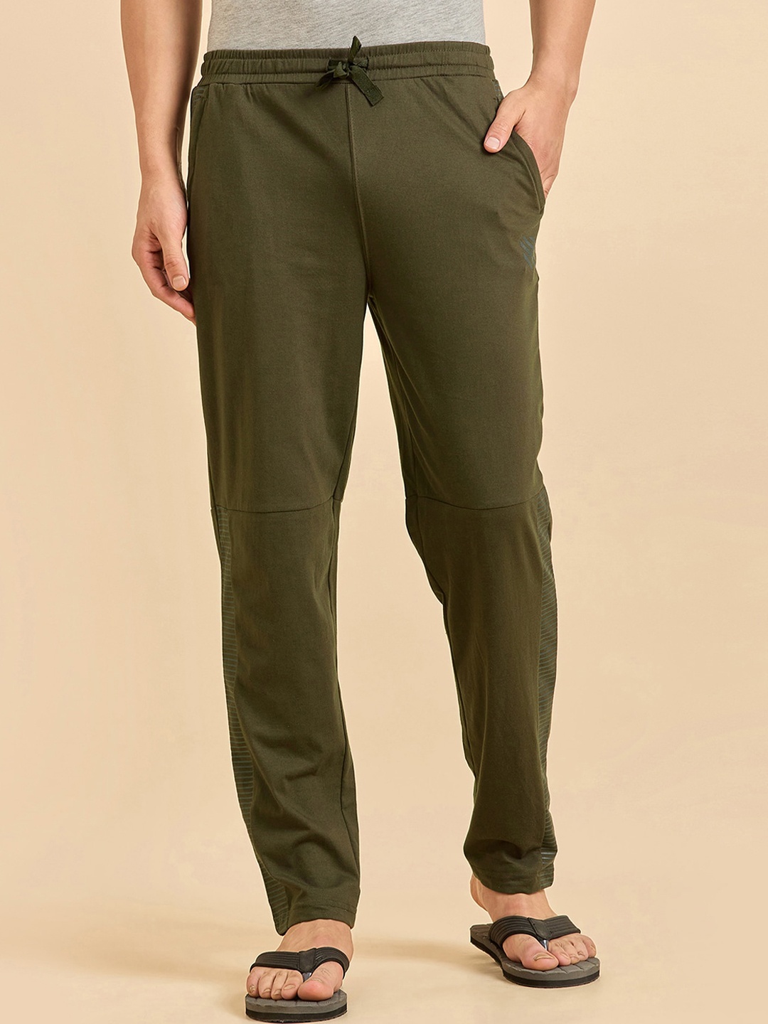 

Sweet Dreams Men Mid-Rise Lounge Pants, Olive