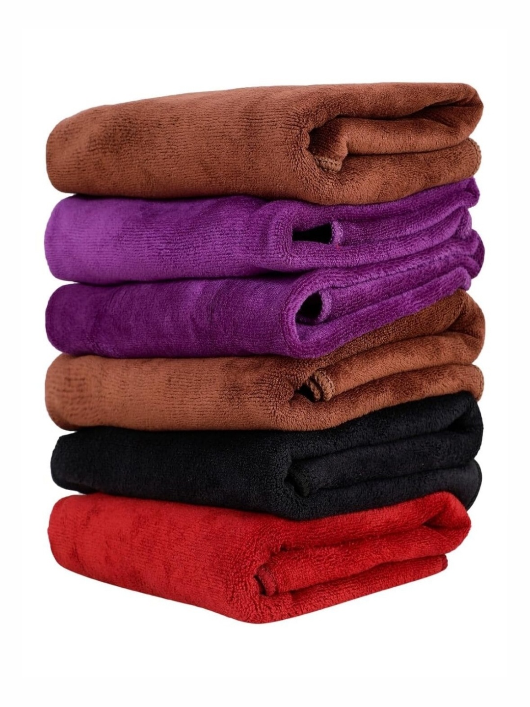 

Homerz 6-Pcs 400 GSM Hand Towels, Purple