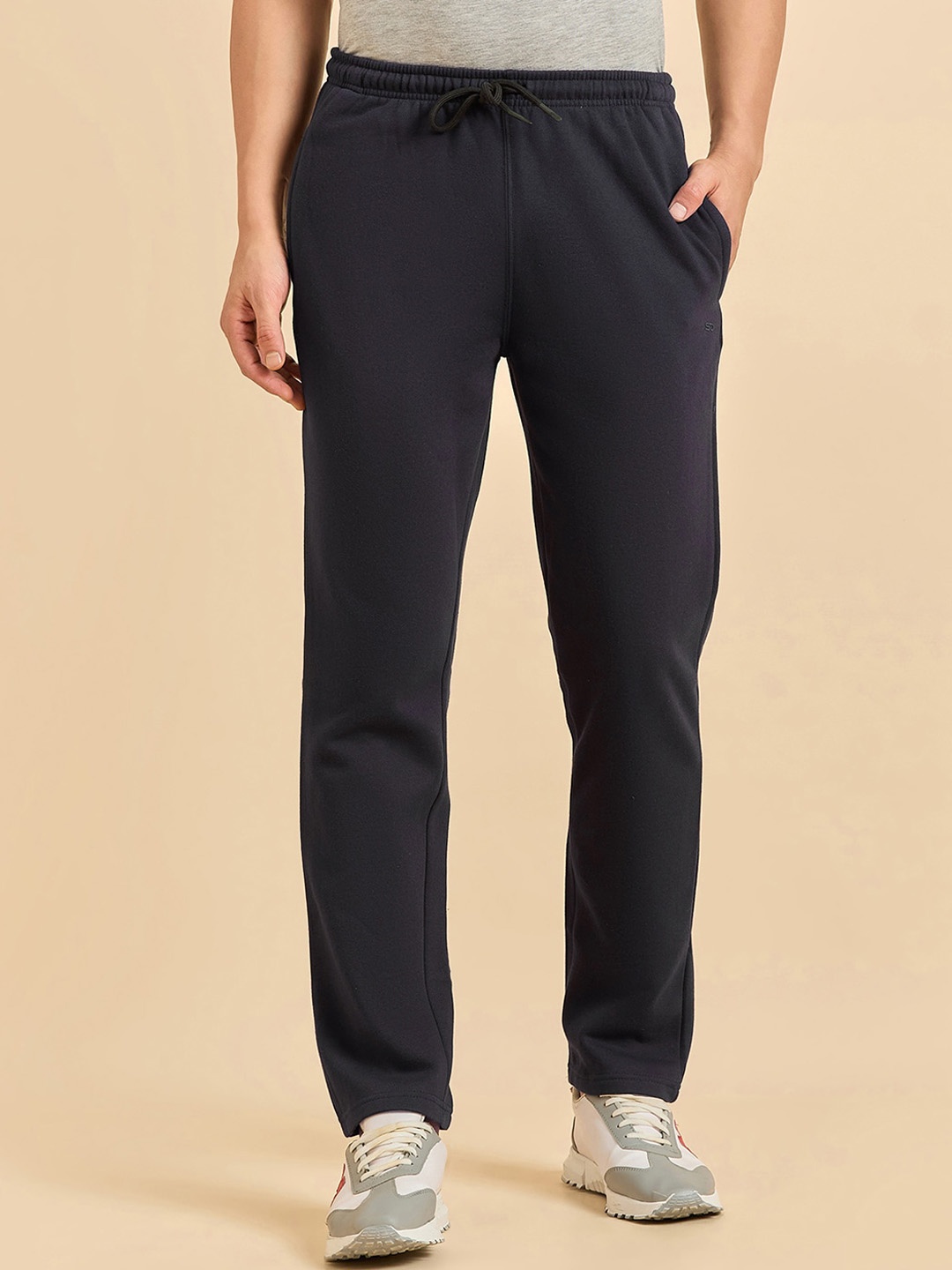 

Sweet Dreams Men Mid Rise Track Pants, Navy blue