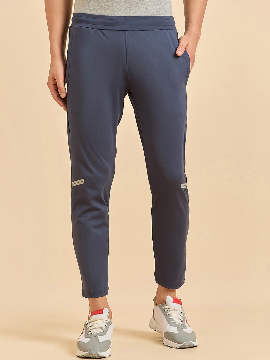 

Sweet Dreams Men Mid Rise Track Pants, Navy blue