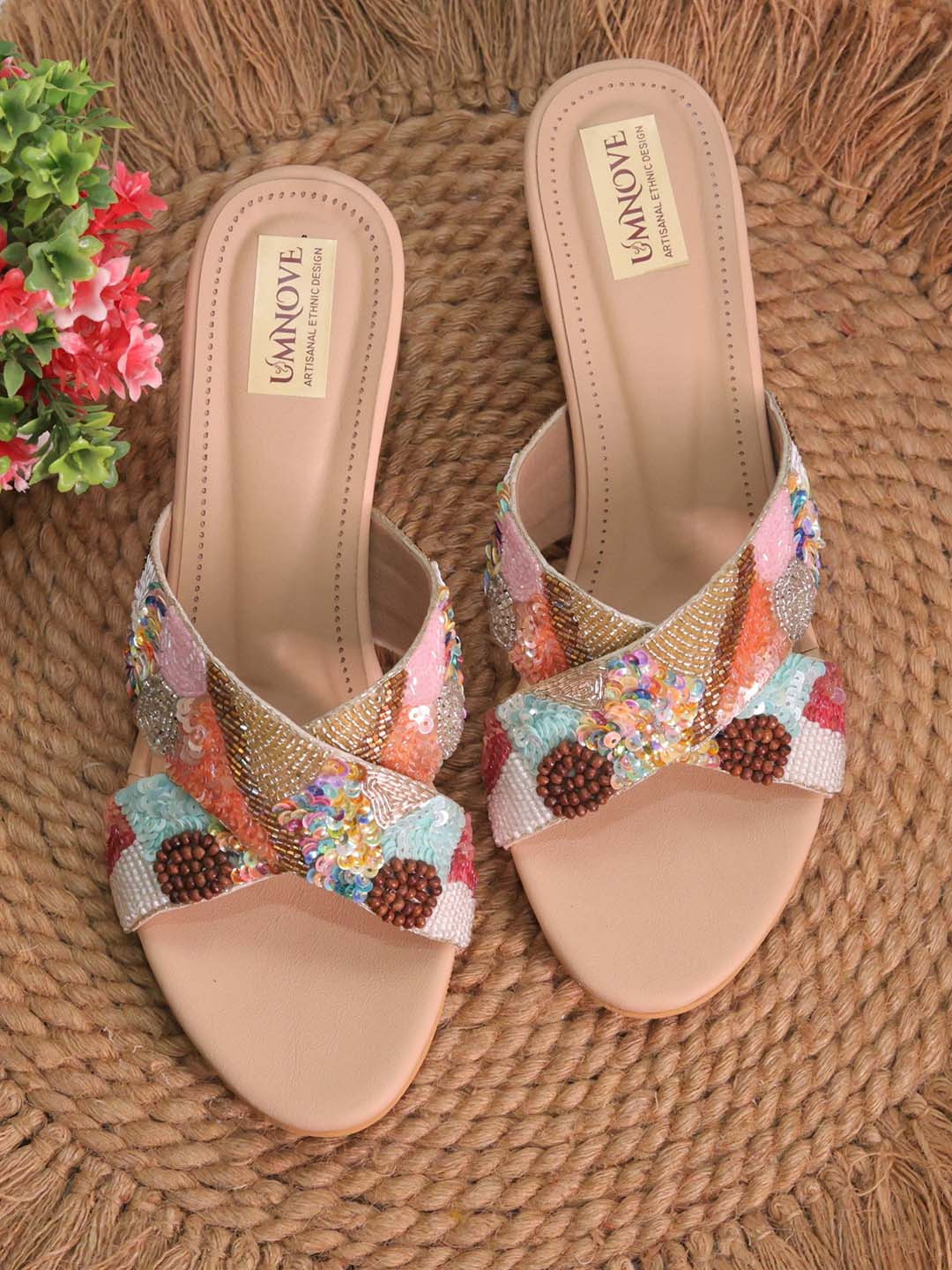 

UMNOVE Party Block Mules, Multi