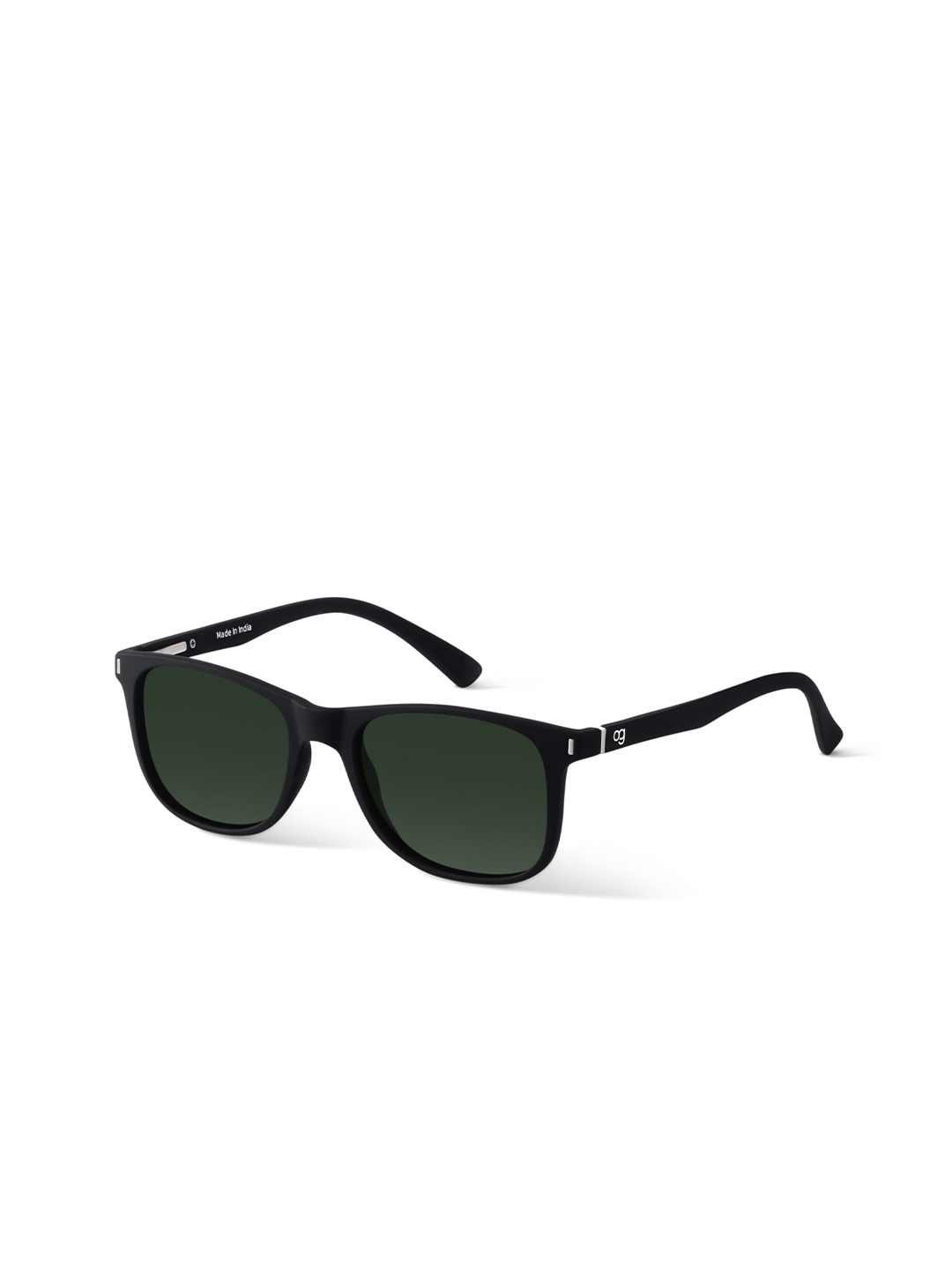 

Woggles Unisex Full Rim Square Sunglasses with Polarized Lens WOWFSQ-02-M11-1099-M, Green