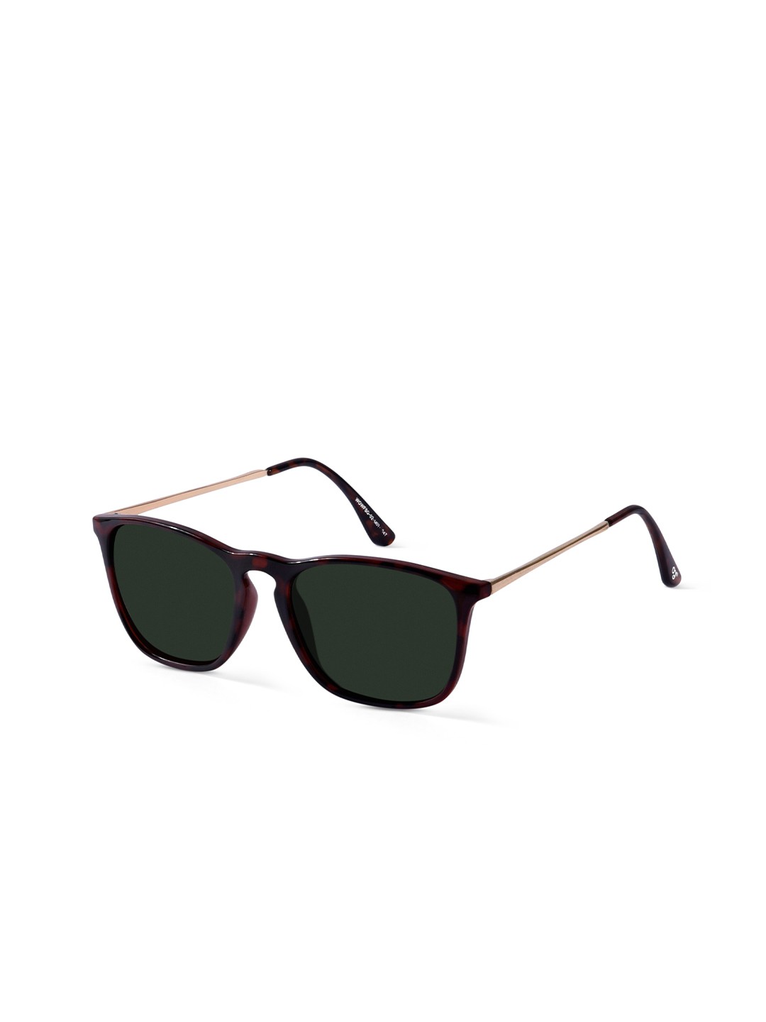 

Woggles Unisex Square Sunglasses with Polarised Lens, Green