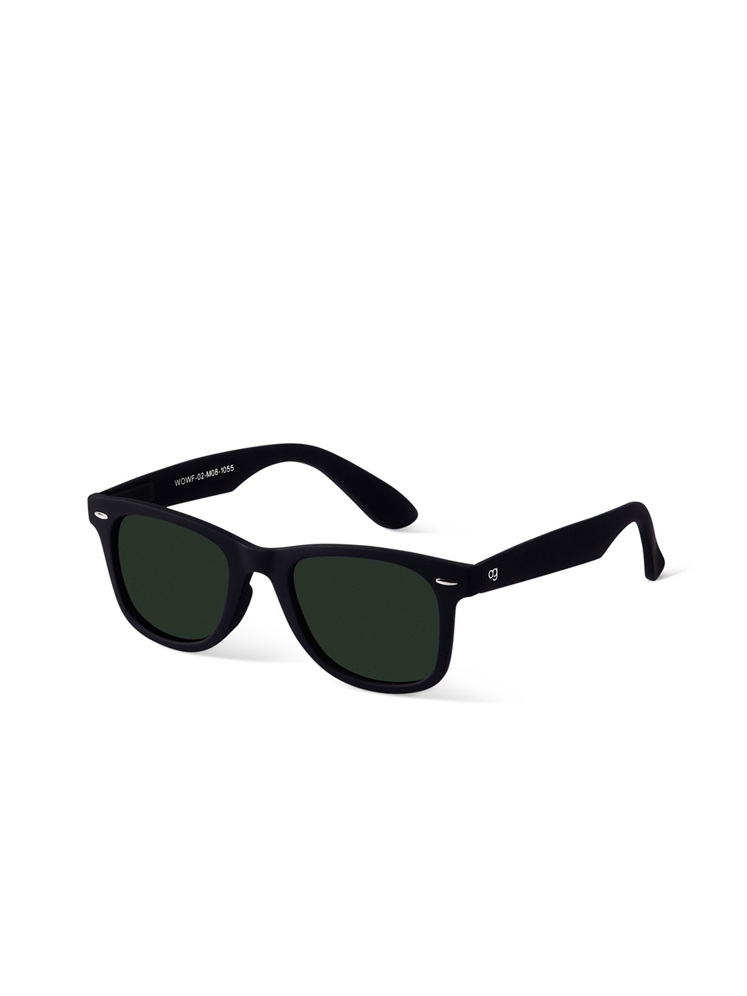 

Woggles Unisex Wayfarer Sunglasses with Polarised Lens, Green