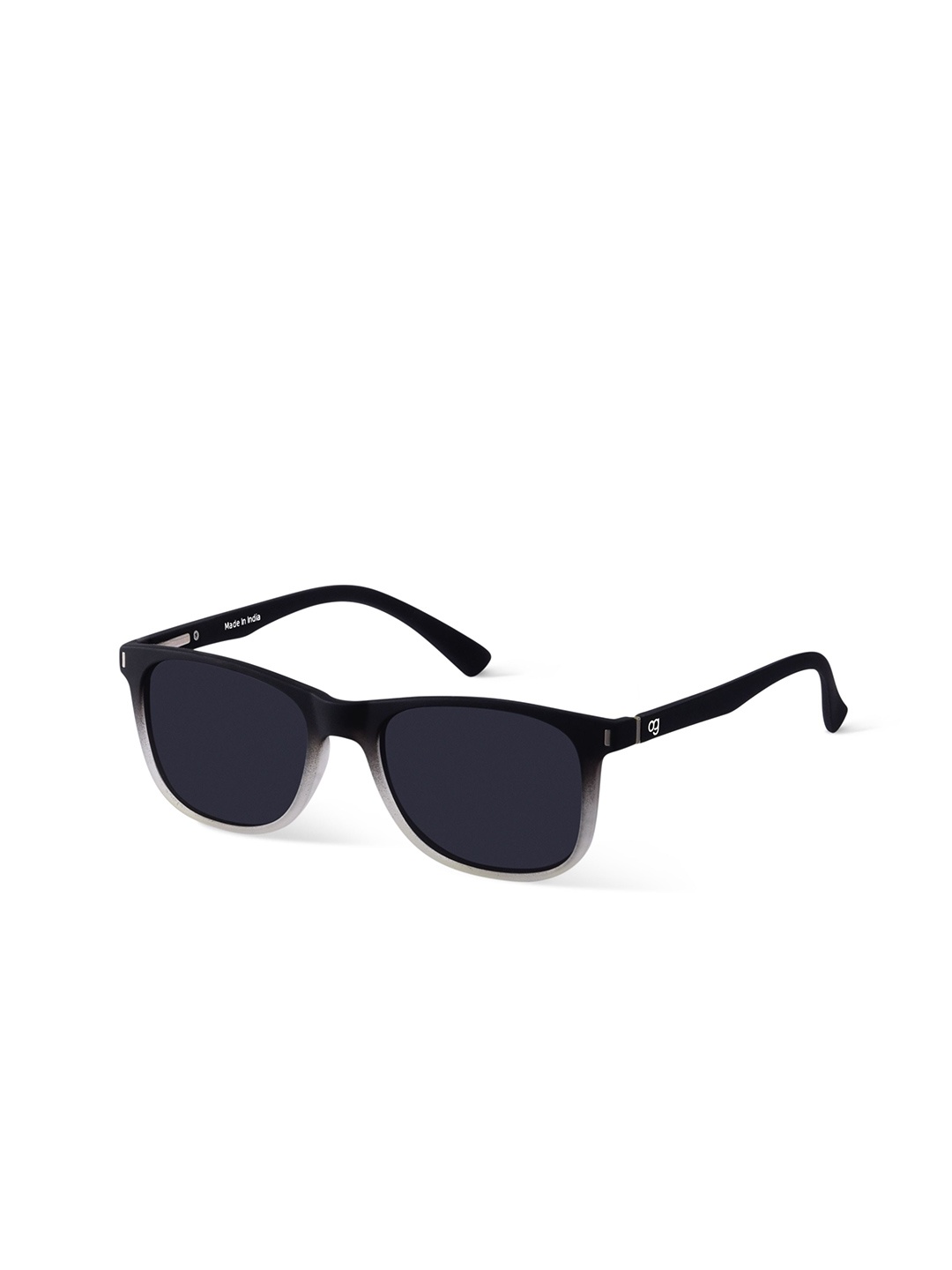 

Woggles Unisex Full Rim Wayfarer Sunglasses with Polarized Lens WOWF-02-M08-1072-M, Black