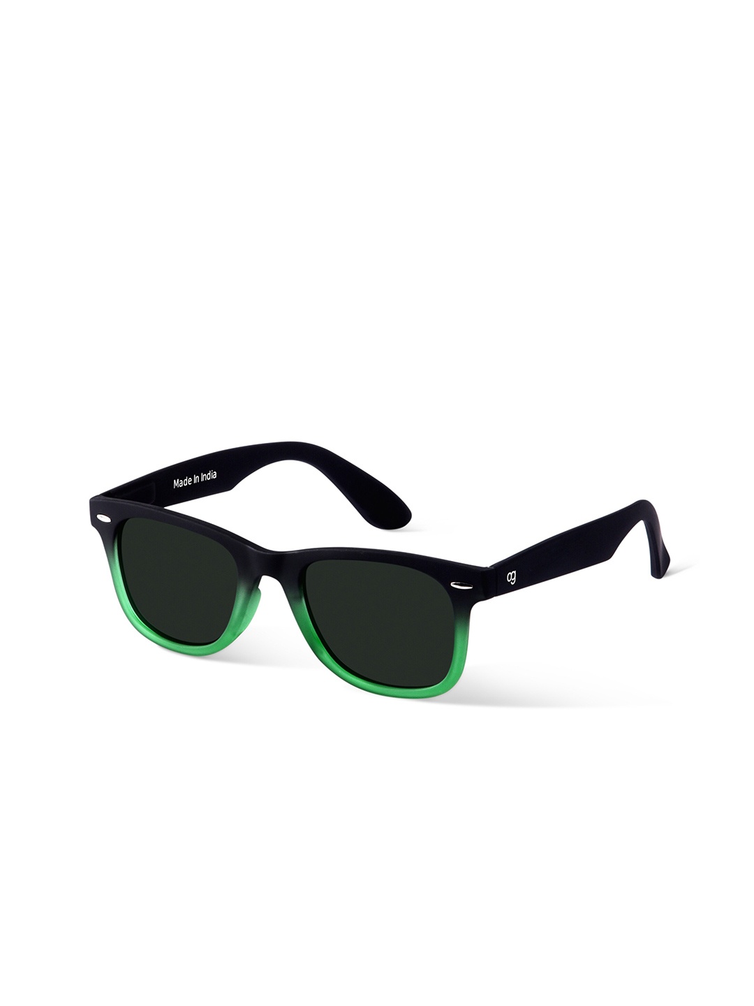 

Woggles Unisex Full Rim Wayfarer Sunglasses with Polarized Lens WOWF-02-M08-1069-M, Green