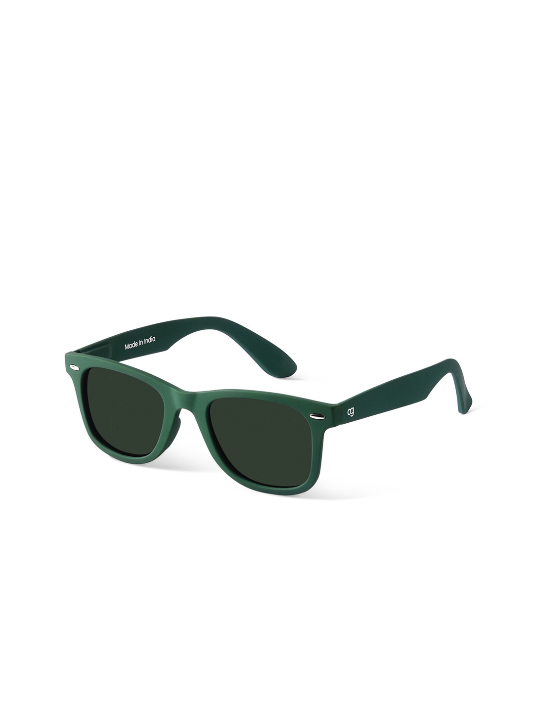 

Woggles Unisex Full Rim Wayfarer Sunglasses with Polarized Lens WOWF-02-M08-1059-M, Green