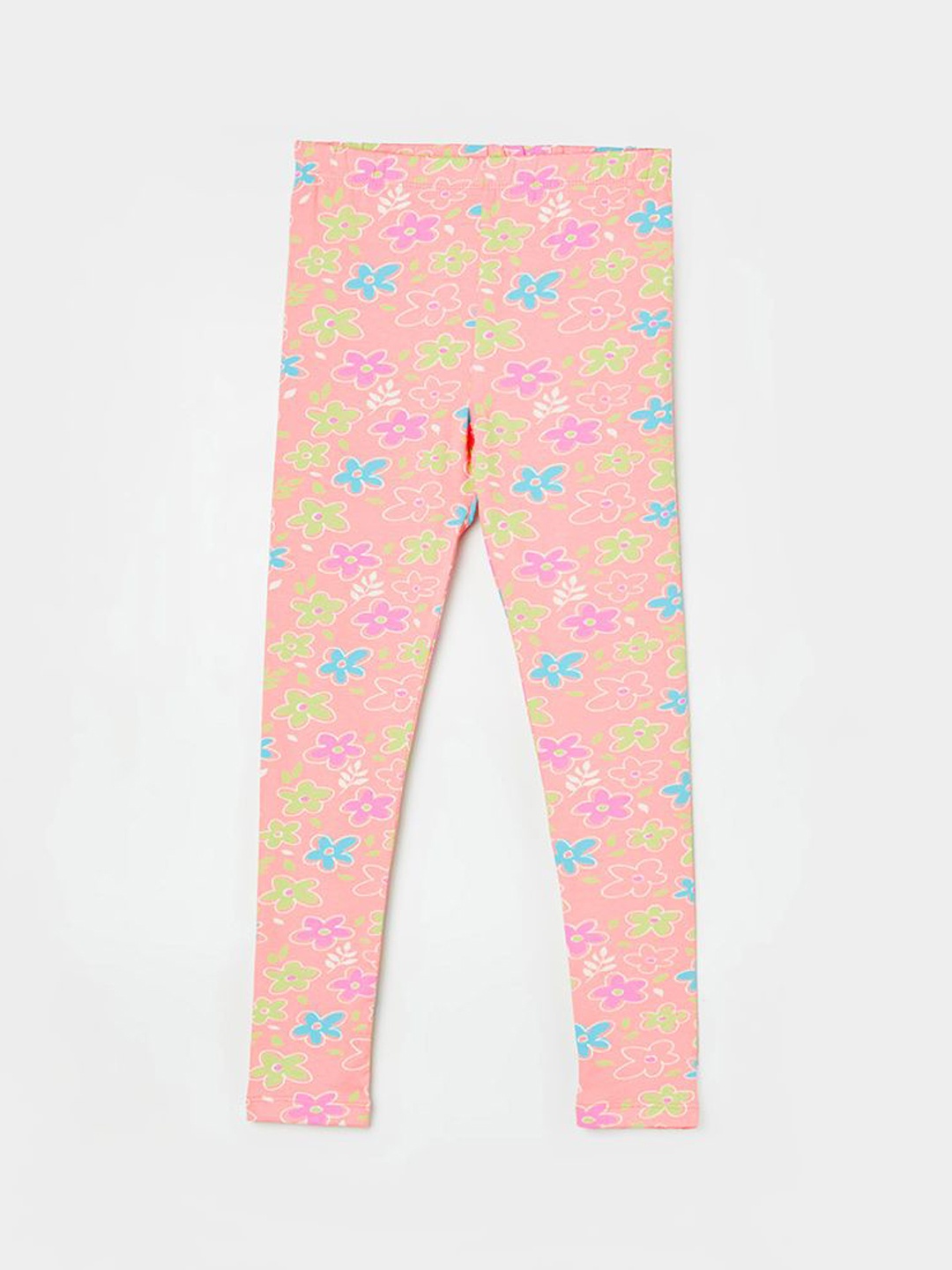 

Fame Forever by Lifestyle Girls Printed Leggings, Peach