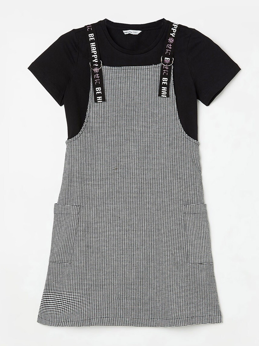 

Fame Forever by Lifestyle Pinafore Dress, Black