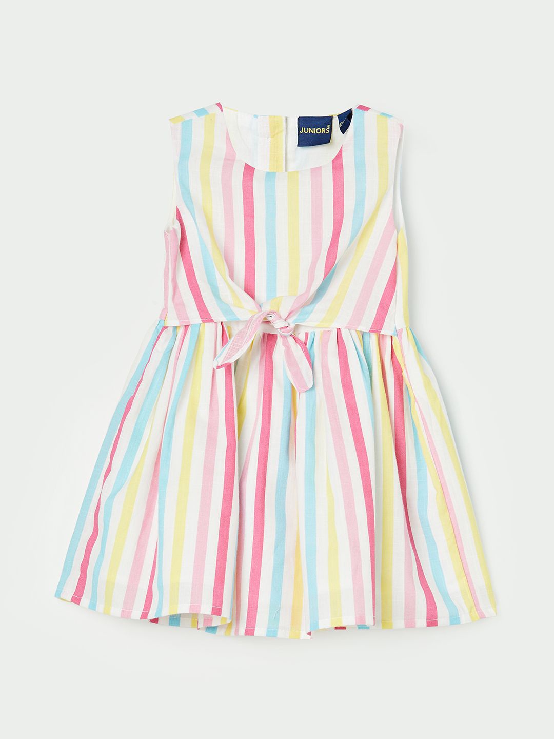 

Juniors by Lifestyle Striped Fit & Flare Dress, Multi