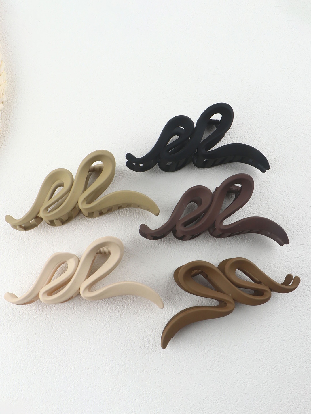

CHRONEX Women Set of 5 Claw Clip, Assorted