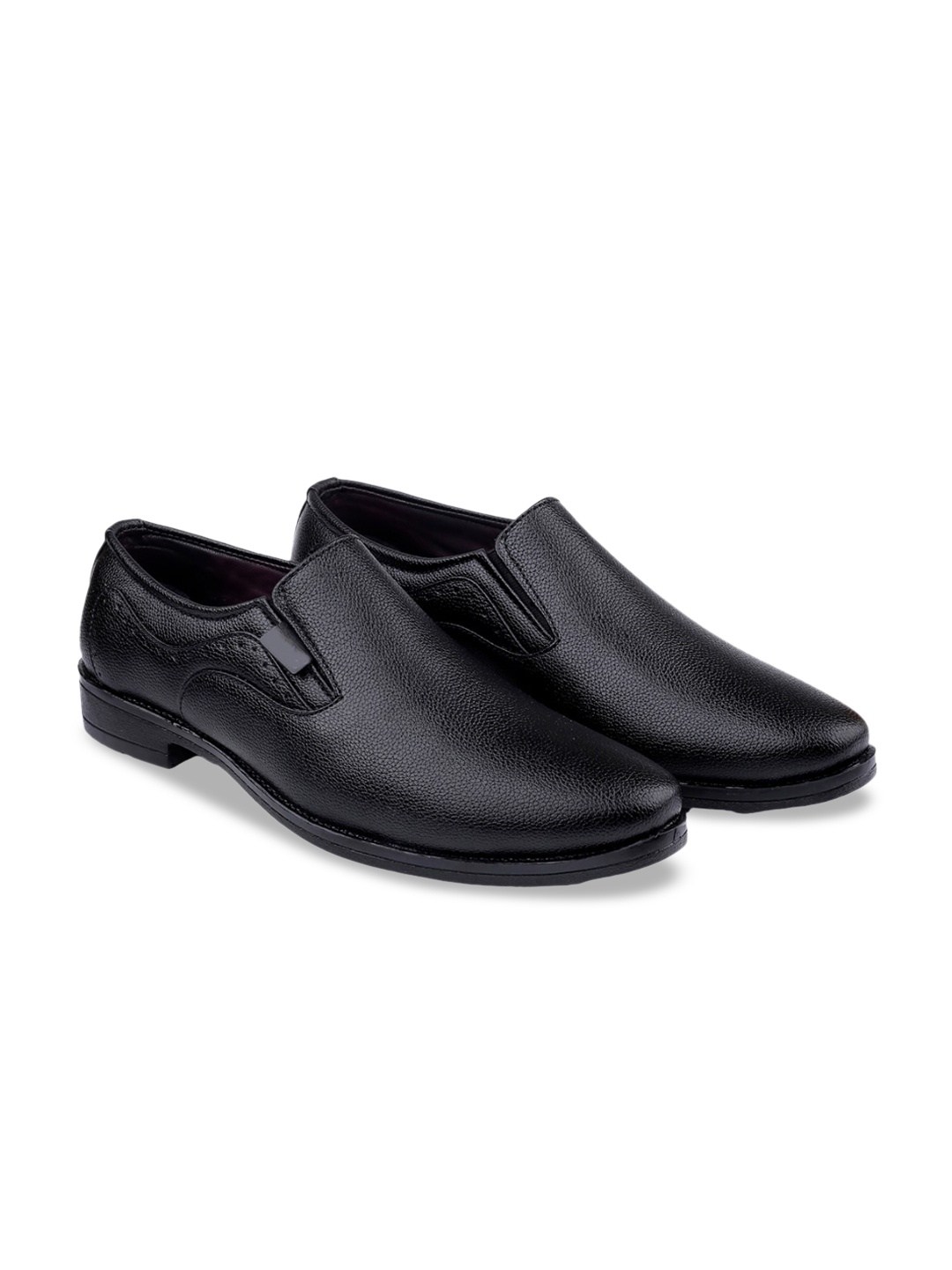 

WIXOM Men Formal Slip-On Shoes, Black